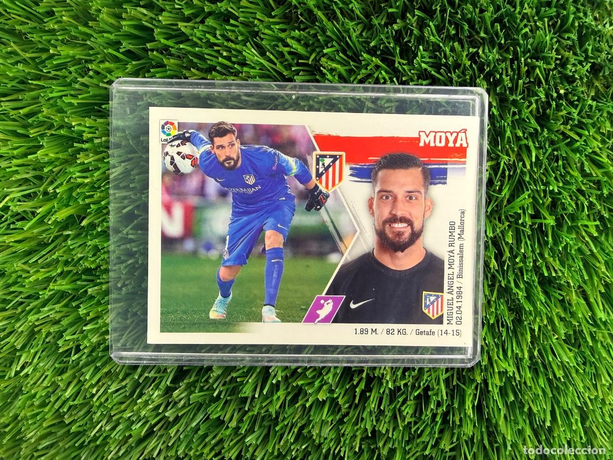 Cromos de f&uacute;tbol: N&ordm; 4 Moy&aacute; Atl&eacute;tico de Madrid Liga Este 15 16