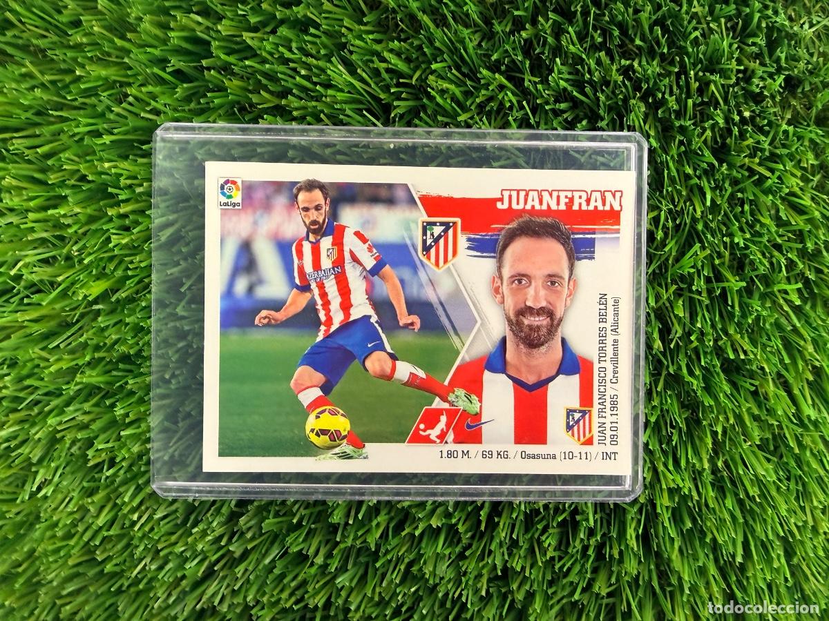 Cromos de f&uacute;tbol: N&ordm; 5 Juanfran Atl&eacute;tico de Madrid Liga Este 15 16