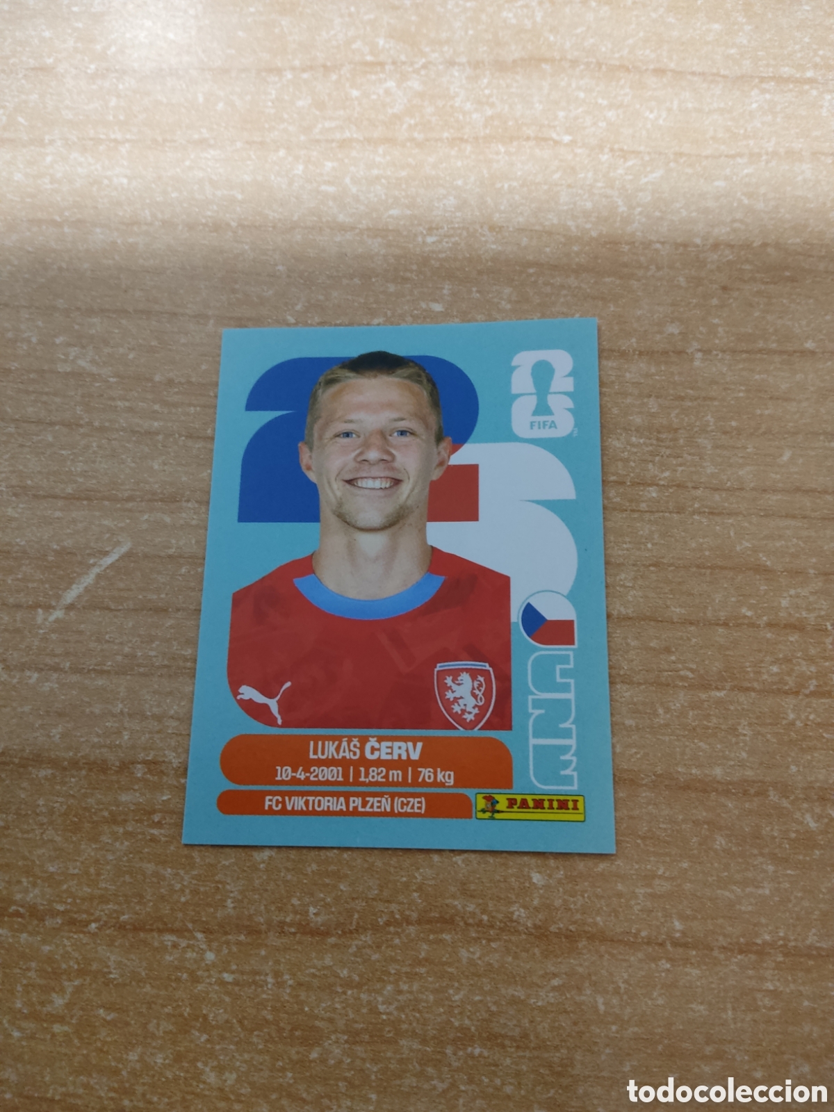 Cromos de f&uacute;tbol: 11 LUKAS CERV REPUBLICA CHECA FIFA WORLD CUP 2026
