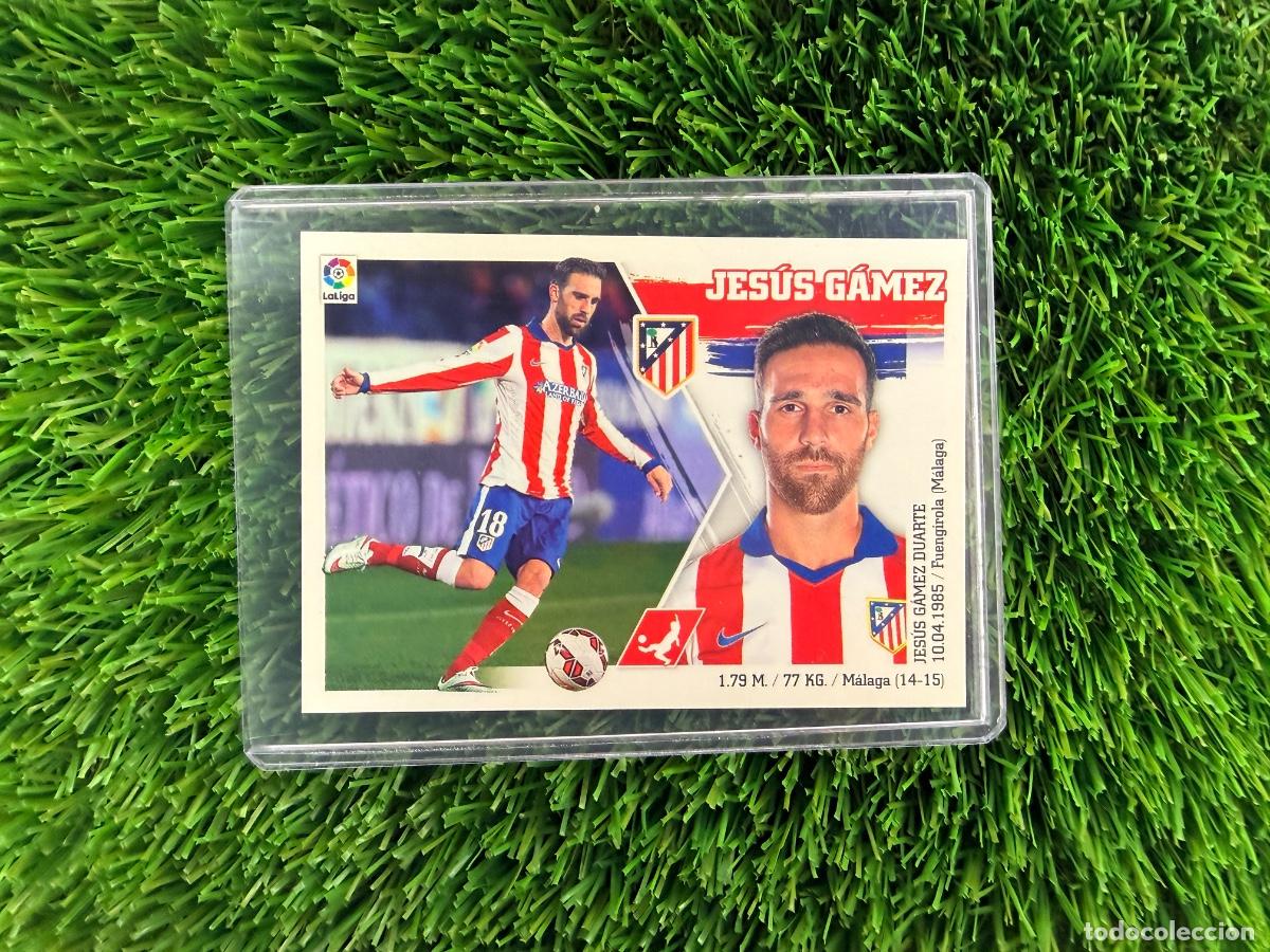 Cromos de f&uacute;tbol: N&ordm; 6 Jes&uacute;s G&aacute;mez Atl&eacute;tico de Madrid Liga Este 15 16