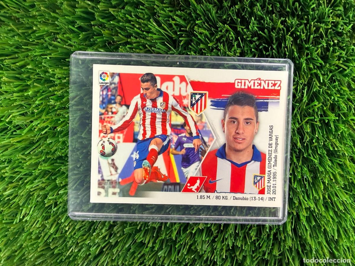 Cromos de f&uacute;tbol: N&ordm; 7 Gim&eacute;nez Atl&eacute;tico de Madrid Liga Este 15 16