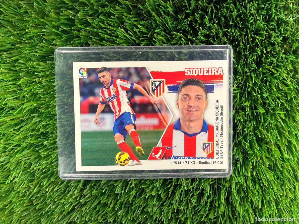 Cromos de f&uacute;tbol: N&ordm; 10 Siqueira Atl&eacute;tico de Madrid Liga Este 15 16