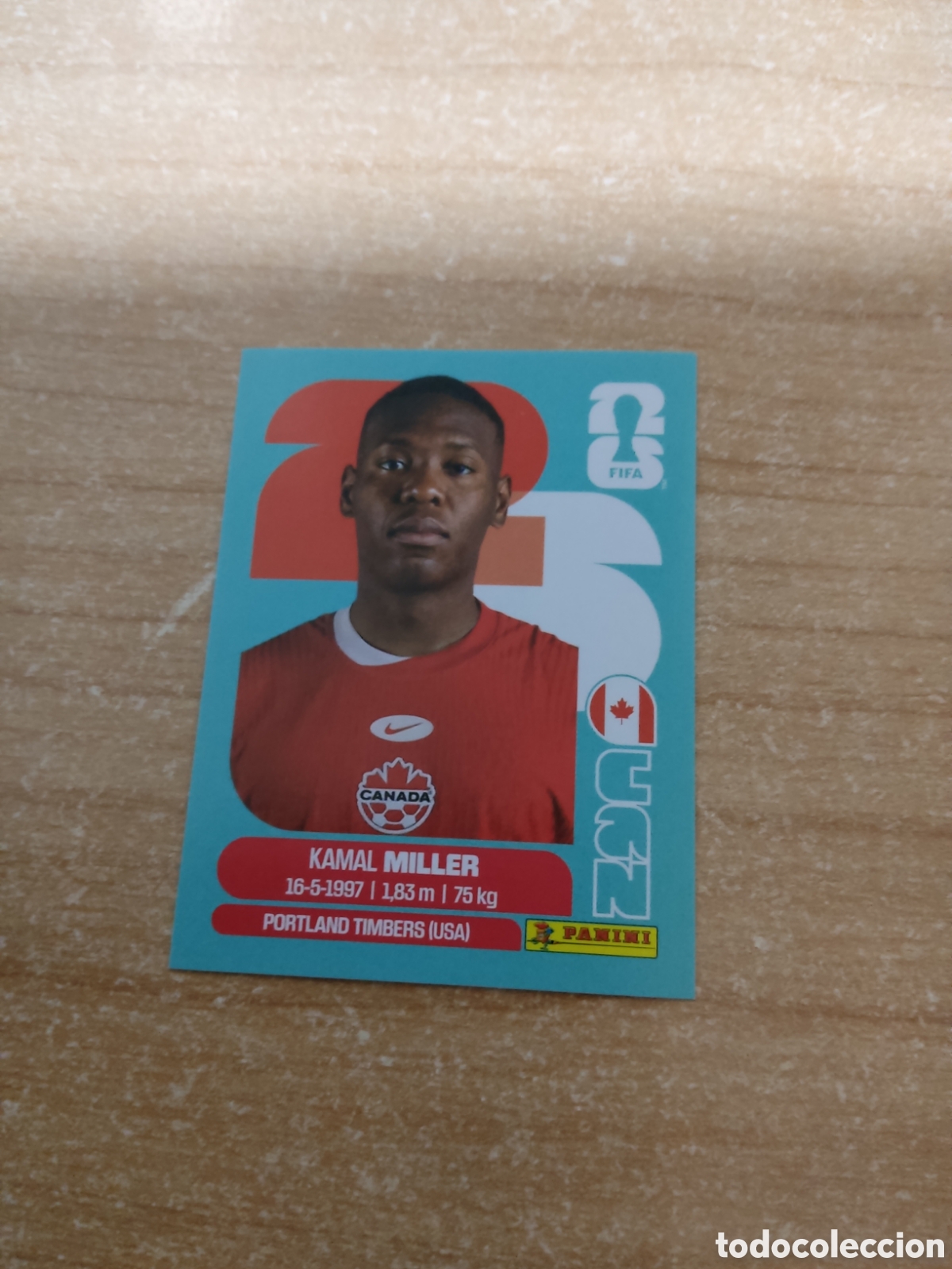Cromos de f&uacute;tbol: 9 KAMAL MILLER CANADA FIFA WORLD CUP 2026