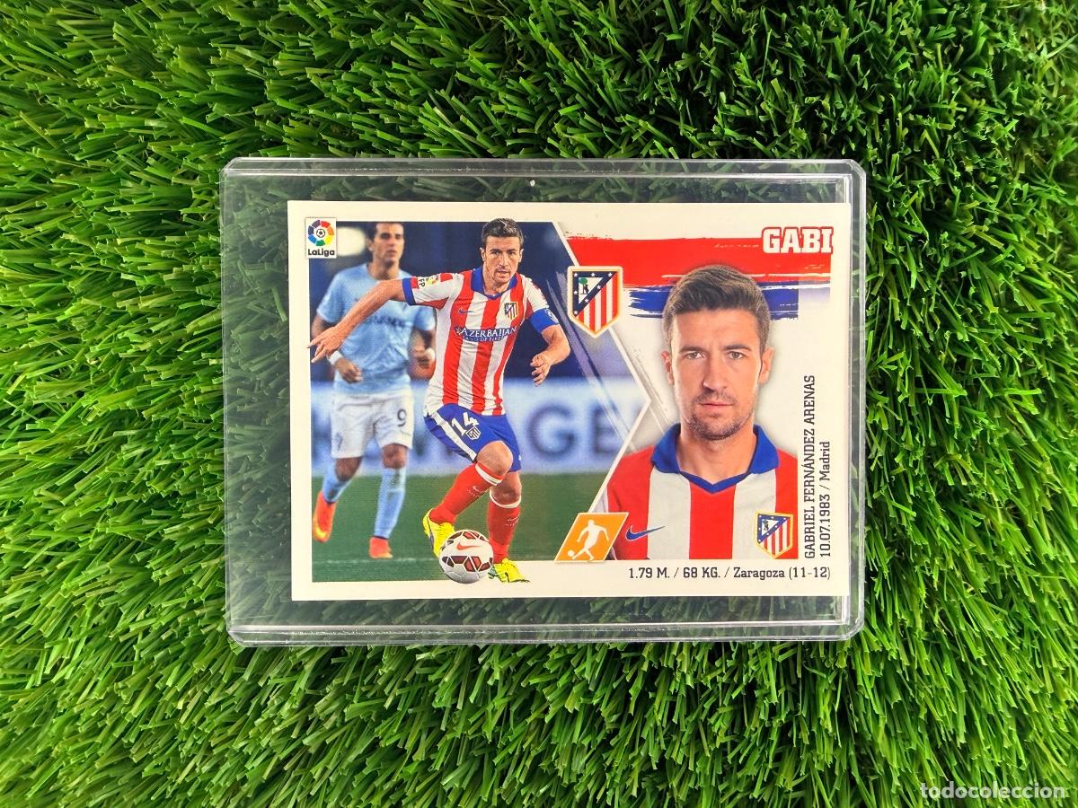 Cromos de f&uacute;tbol: N&ordm; 11 Gabi Atl&eacute;tico de Madrid Liga Este 15 16