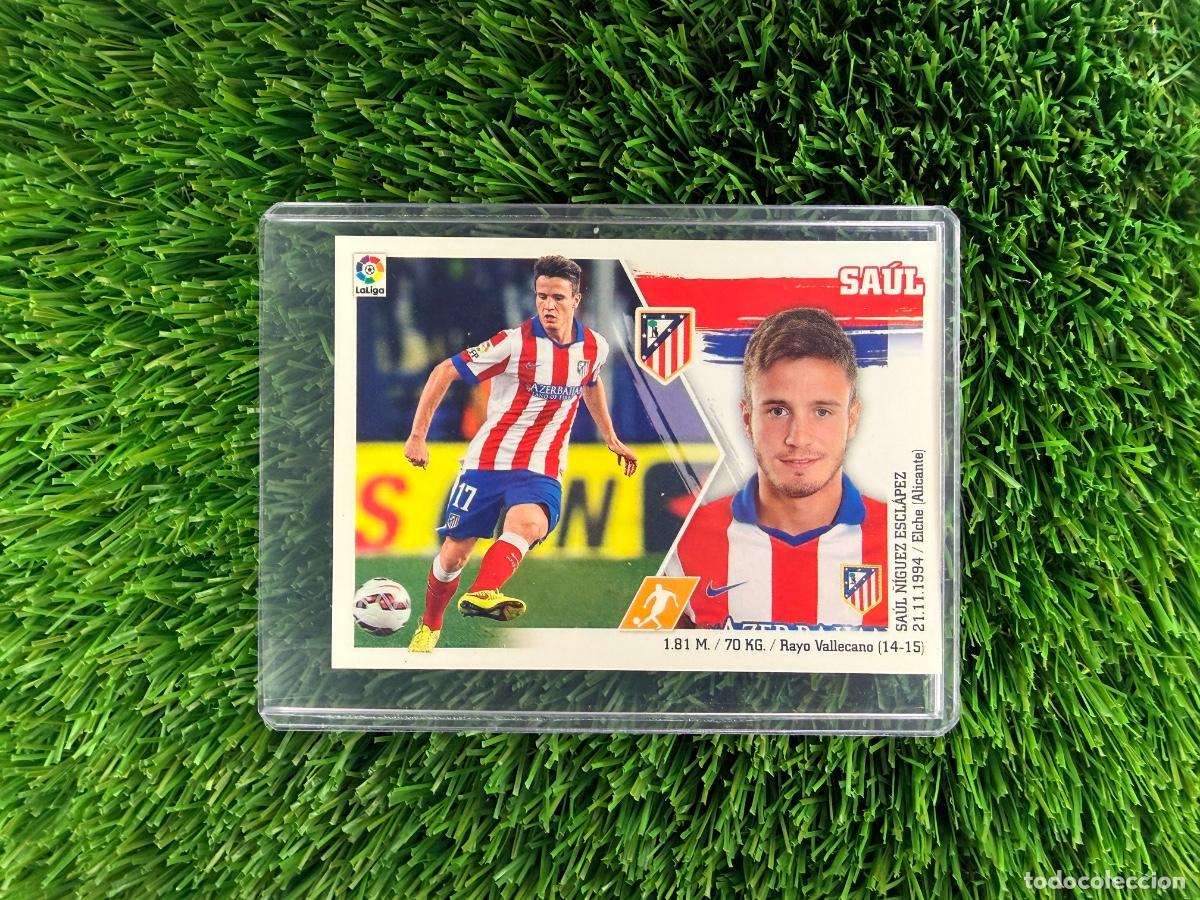 Cromos de f&uacute;tbol: N&ordm; 14 Sa&uacute;l Atl&eacute;tico de Madrid Liga Este 15 16