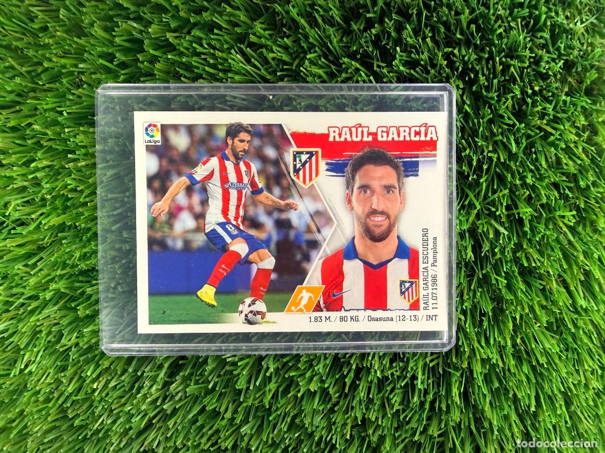Cromos de f&uacute;tbol: N&ordm; 15 Ra&uacute;l Garc&iacute;a Atl&eacute;tico de Madrid Liga Este 15 16