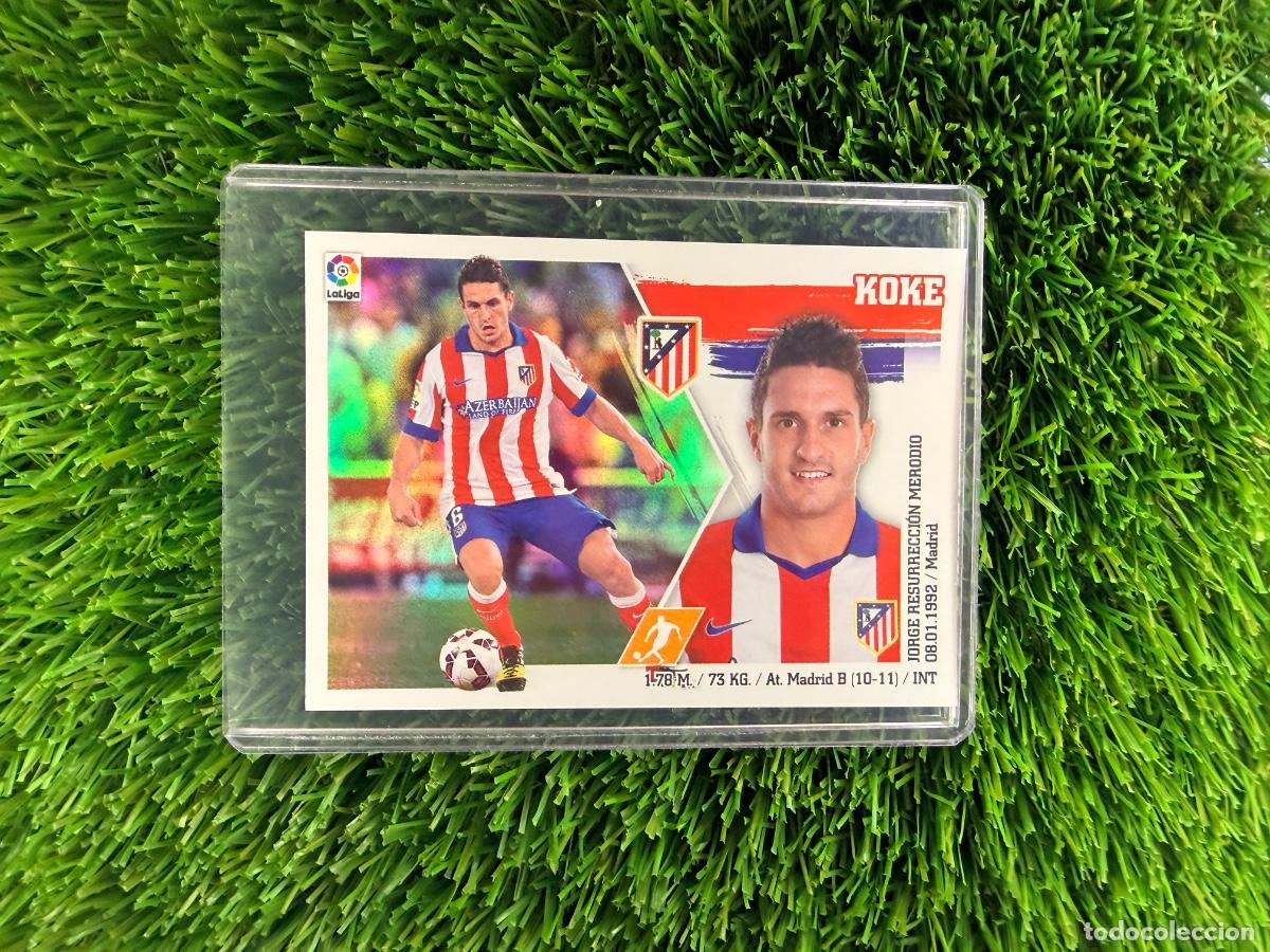 Cromos de f&uacute;tbol: N&ordm; 16 Koke Atl&eacute;tico de Madrid Liga Este 15 16