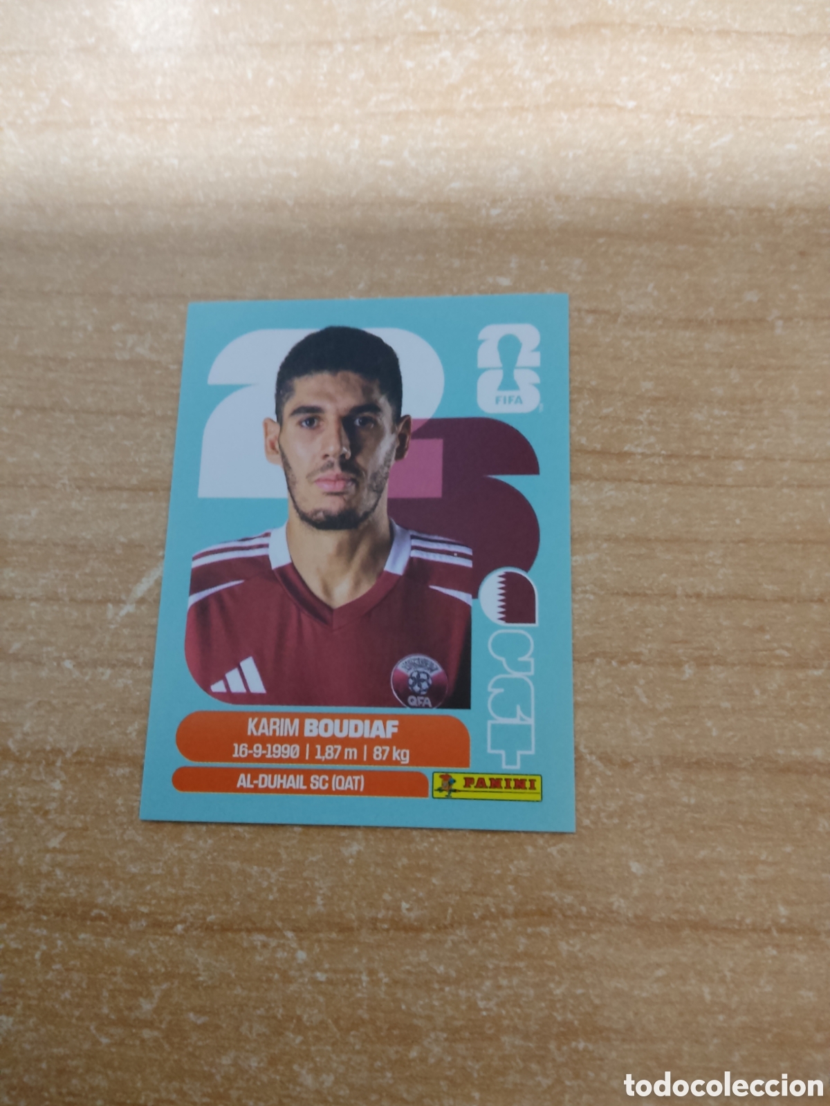 Cromos de f&uacute;tbol: 10 BOUDIAF QATAR FIFA WORLD CUP 2026