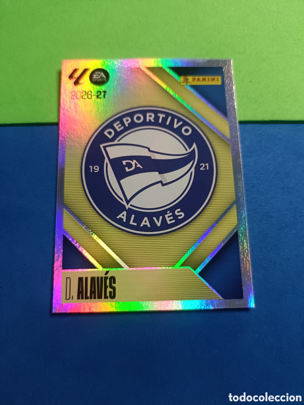Cromos de f&uacute;tbol: Panini cromos stickers Liga este 2026 2027 26 27 - 1 Escudo Alav&eacute;s
