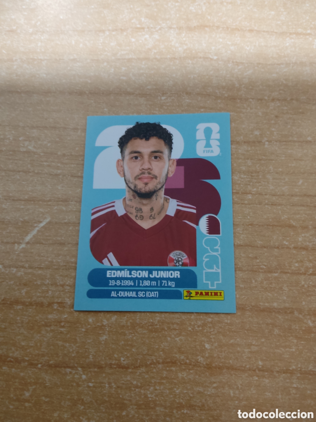 Cromos de f&uacute;tbol: 17 EDIMILSON JUNIOR QATAR FIFA WORLD CUP 2026