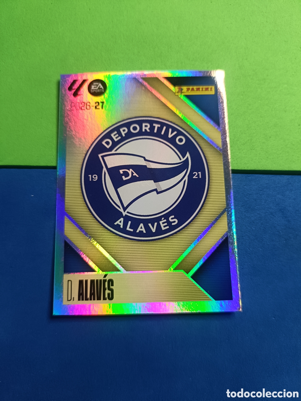 Cromos de f&uacute;tbol: Panini cromos stickers Liga este 2026 2027 26 27 - 1 Escudo Alav&eacute;s