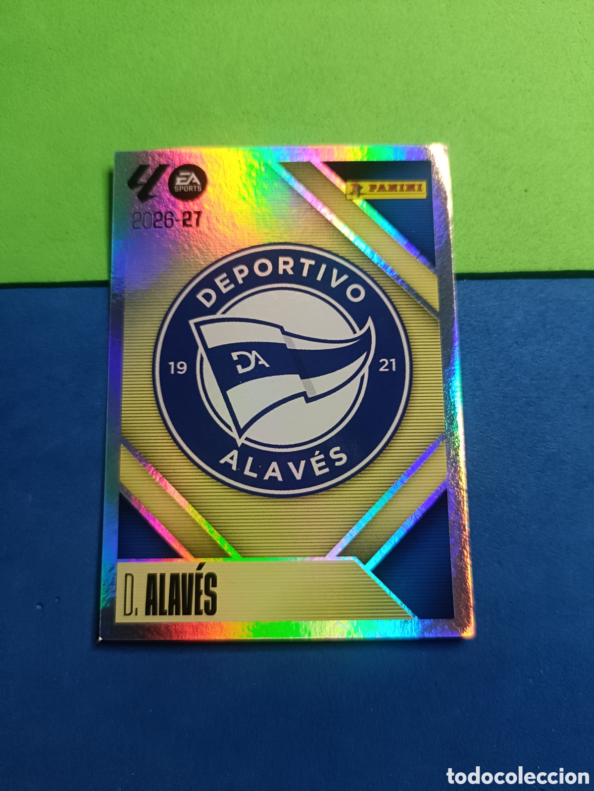 Cromos de f&uacute;tbol: Panini cromos stickers Liga este 2026 2027 26 27 - 1 Escudo Alav&eacute;s