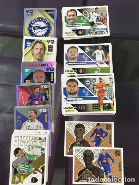Football Stickers: LA LIGA PANINI ESTE 2026 2027 LOTE 490 DIFERENTES 1&ordm;-2&ordm;-3&ordm; ED, BRONZE LAMINE YAMAL PEDRI