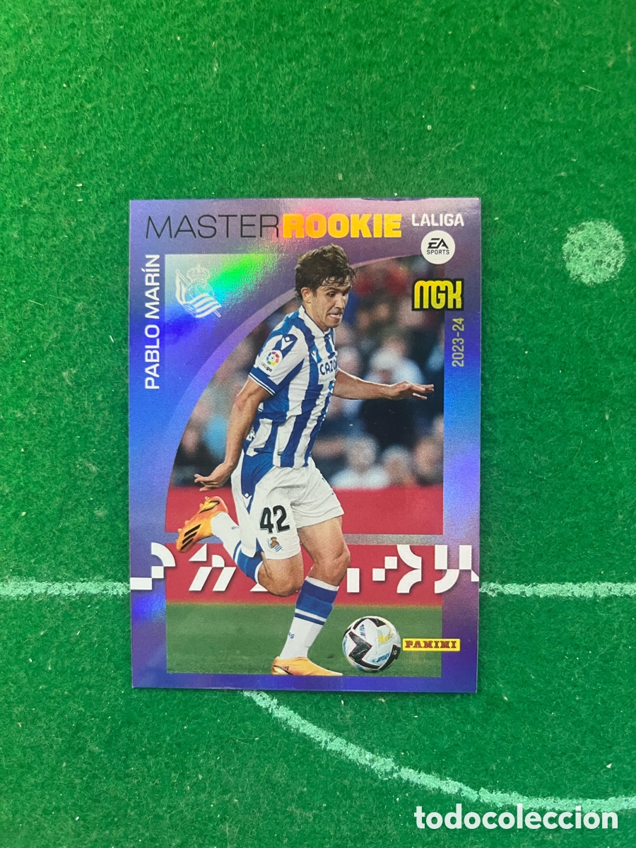 Cromos de f&uacute;tbol: 426 PABLO MAR&Iacute;N REAL SOCIEDAD MEGACRACKS 2023 2024 PANINI MASTER ROOKIE