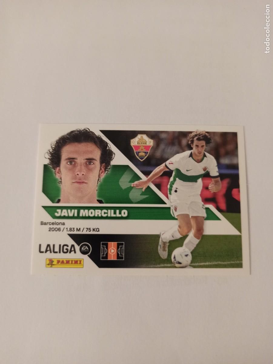 Cromos de f&uacute;tbol: Javi Morcillo 26 - Elche - FICHAJE - 3 &ordf; TERCERA EDICI&Oacute;N - LIGA ESTE 2026 2027 - 26 27 - PANINI
