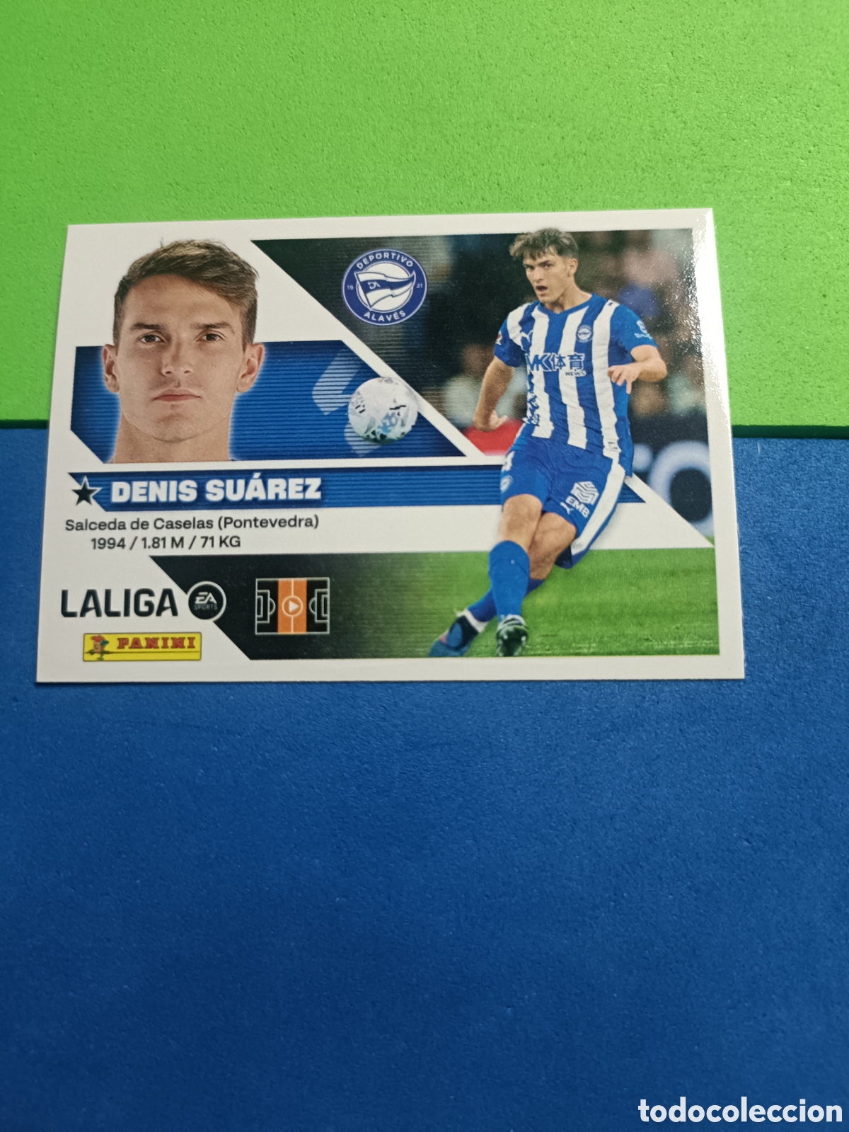 Cromos de f&uacute;tbol: Panini cromos stickers Liga este 2026 2027 26 27 - Alav&eacute;s 16 Denis Su&aacute;rez
