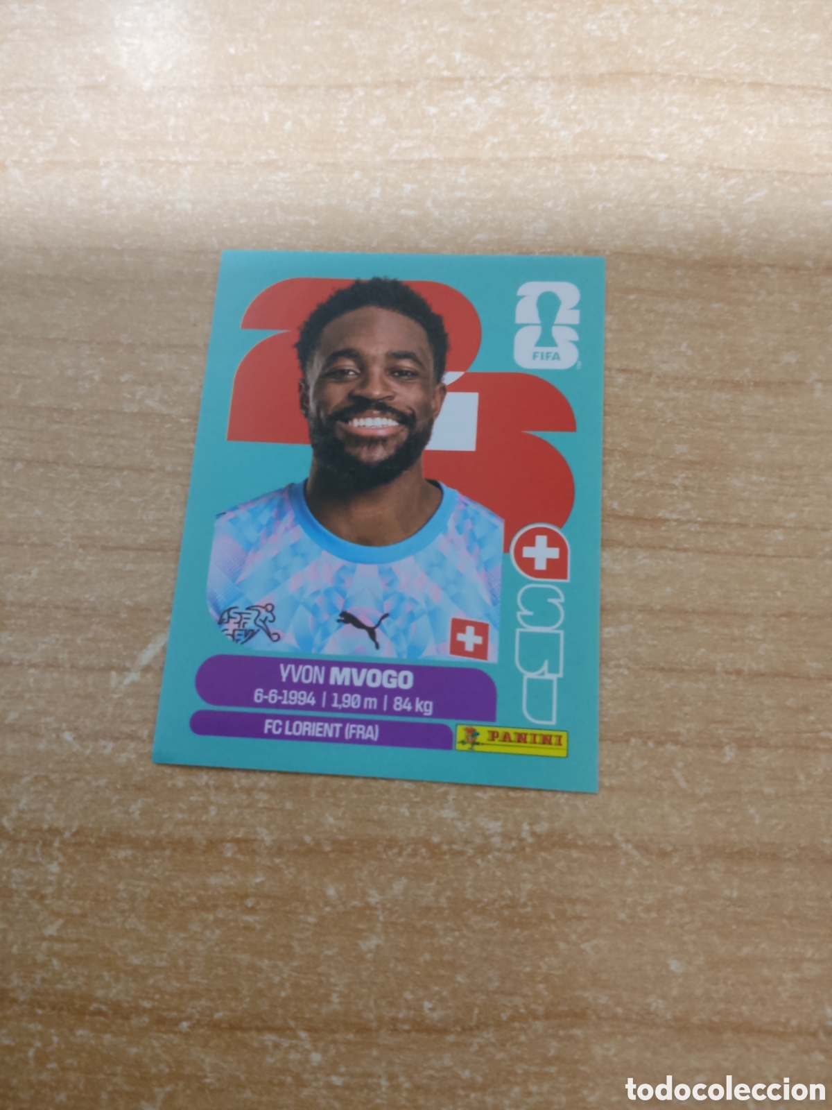 Cromos de f&uacute;tbol: 3 MVOGO SUIZA FIFA WORLD CUP 2026