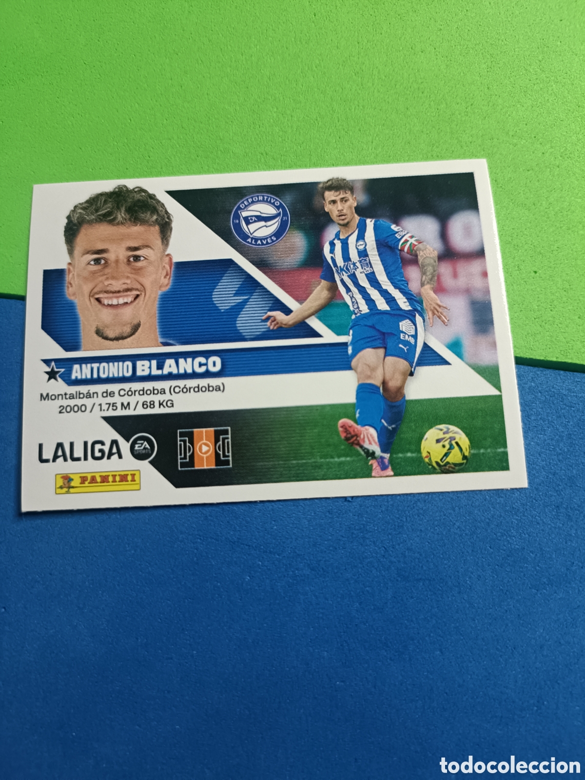 Cromos de f&uacute;tbol: Panini cromos stickers Liga este 2026 2027 26 27 - Alav&eacute;s 12 Antonio Blanco