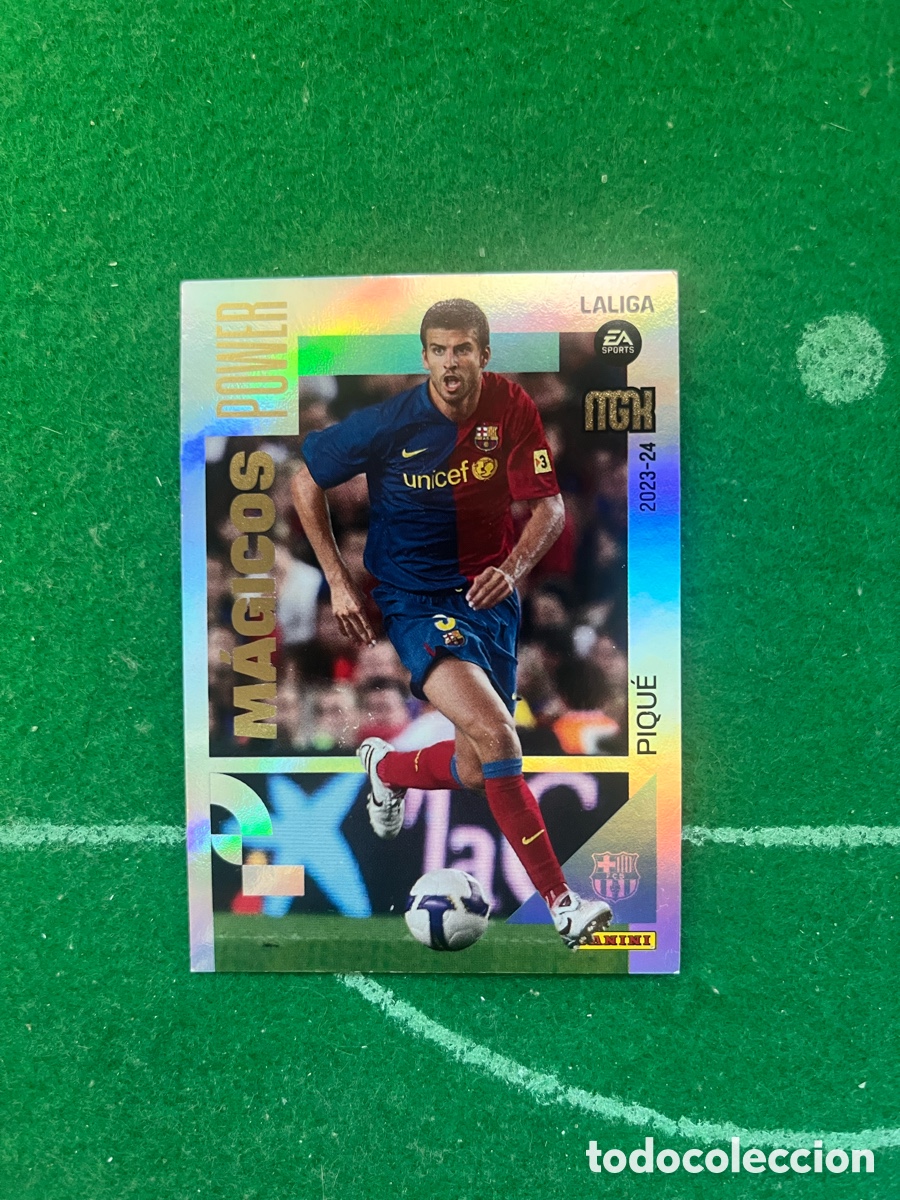 Cromos de f&uacute;tbol: P 440 PIQUE BARCELONA MEGACRACKS 2023 2024 PANINI M&Aacute;GICOS POWER