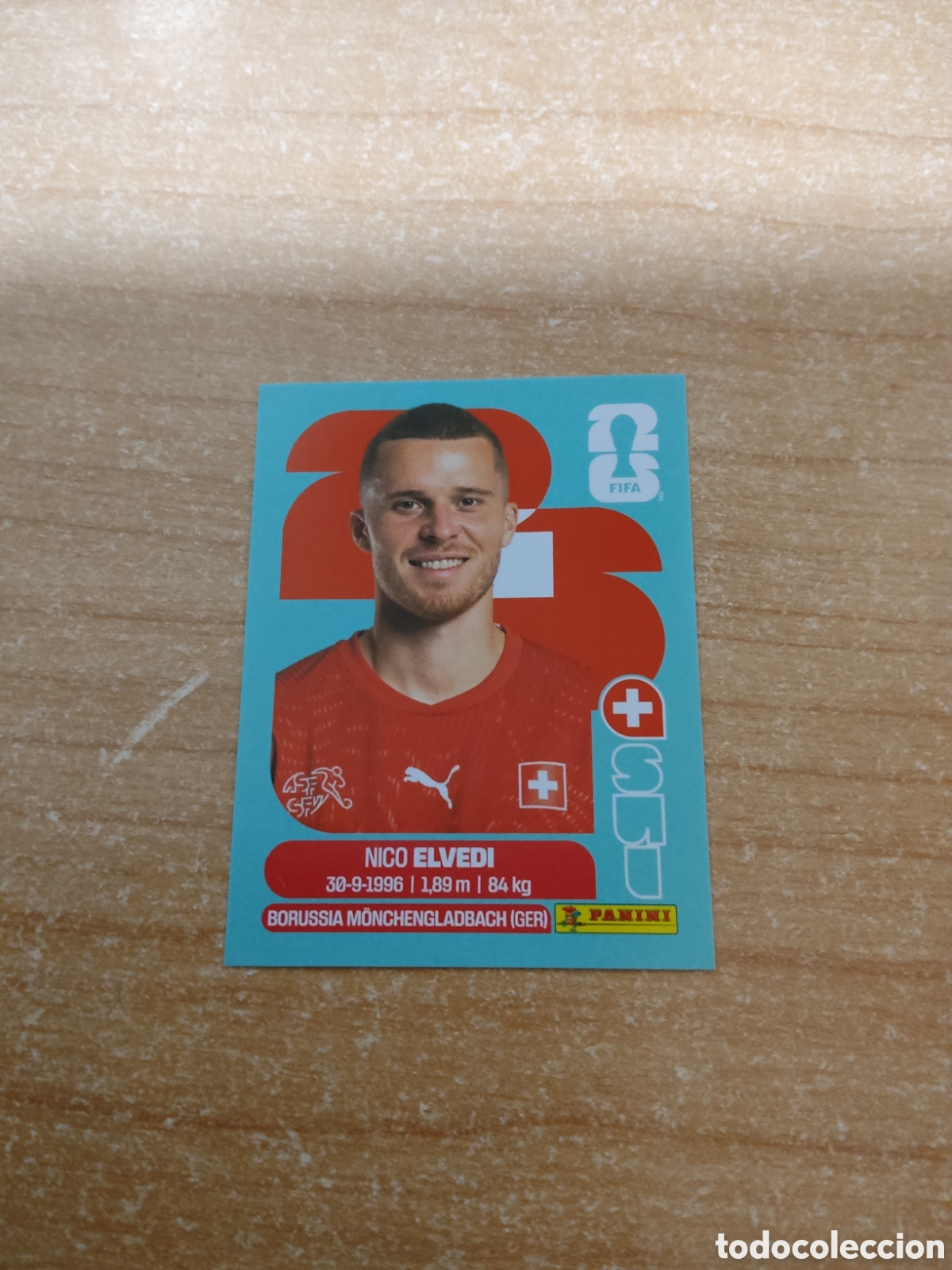 Cromos de f&uacute;tbol: 6 ELVEDI SUIZA FIFA WORLD CUP 2026