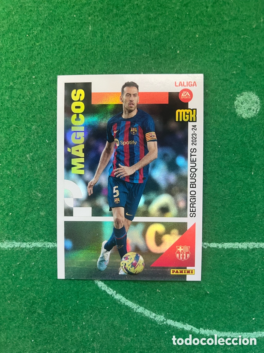 Cromos de f&uacute;tbol: 441 SERGIO BUSQUETS BARCELONA MEGACRACKS 2023 2024 PANINI MAGICOS