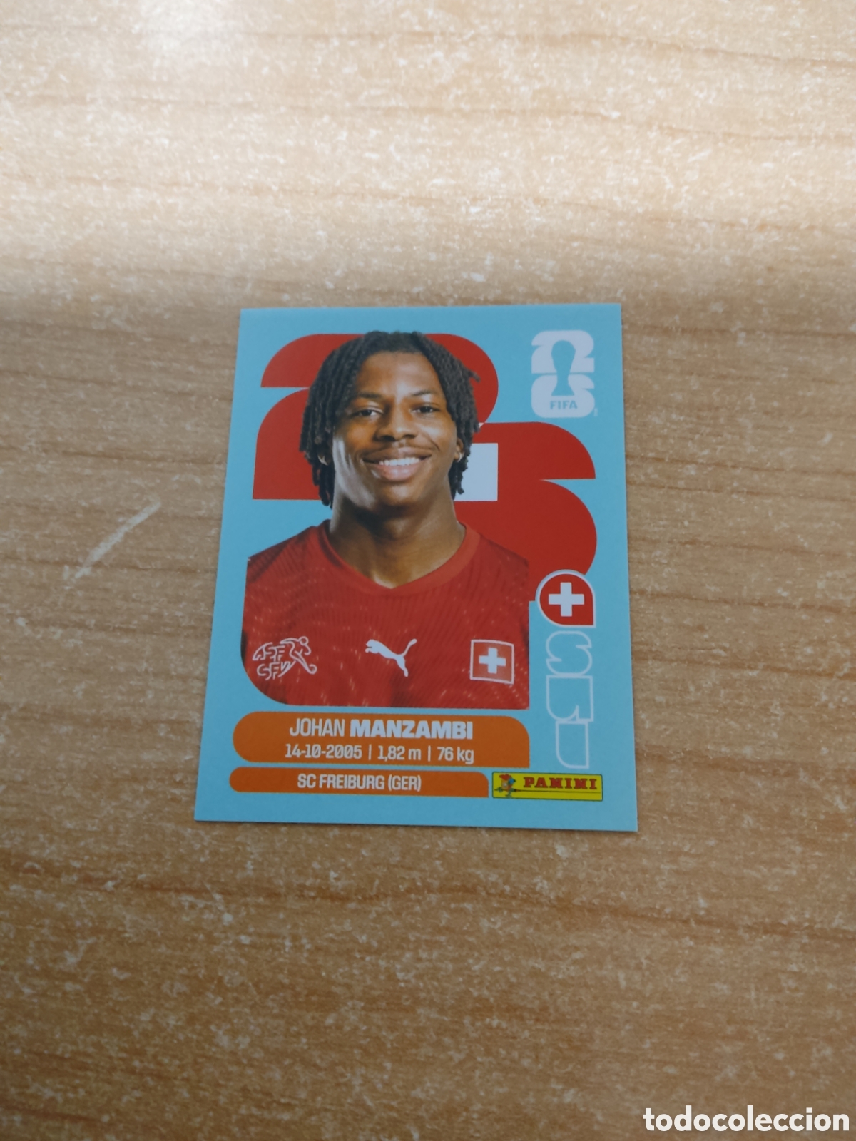 Cromos de f&uacute;tbol: 15 MANZAMBI SUIZA FIFA WORLD CUP 2026