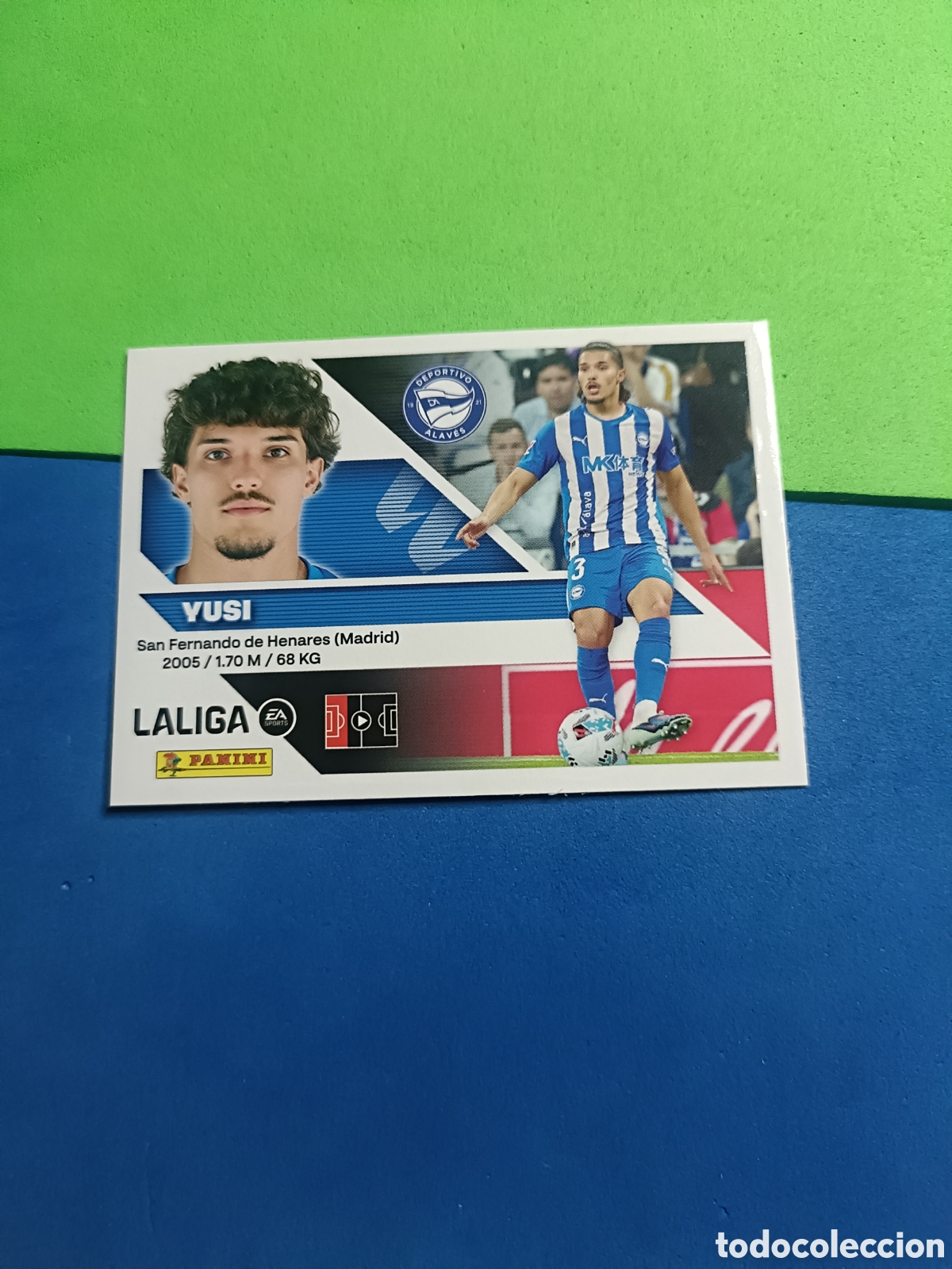 Cromos de f&uacute;tbol: Panini cromos stickers Liga este 2026 2027 26 27 - Alav&eacute;s 9 Yusi