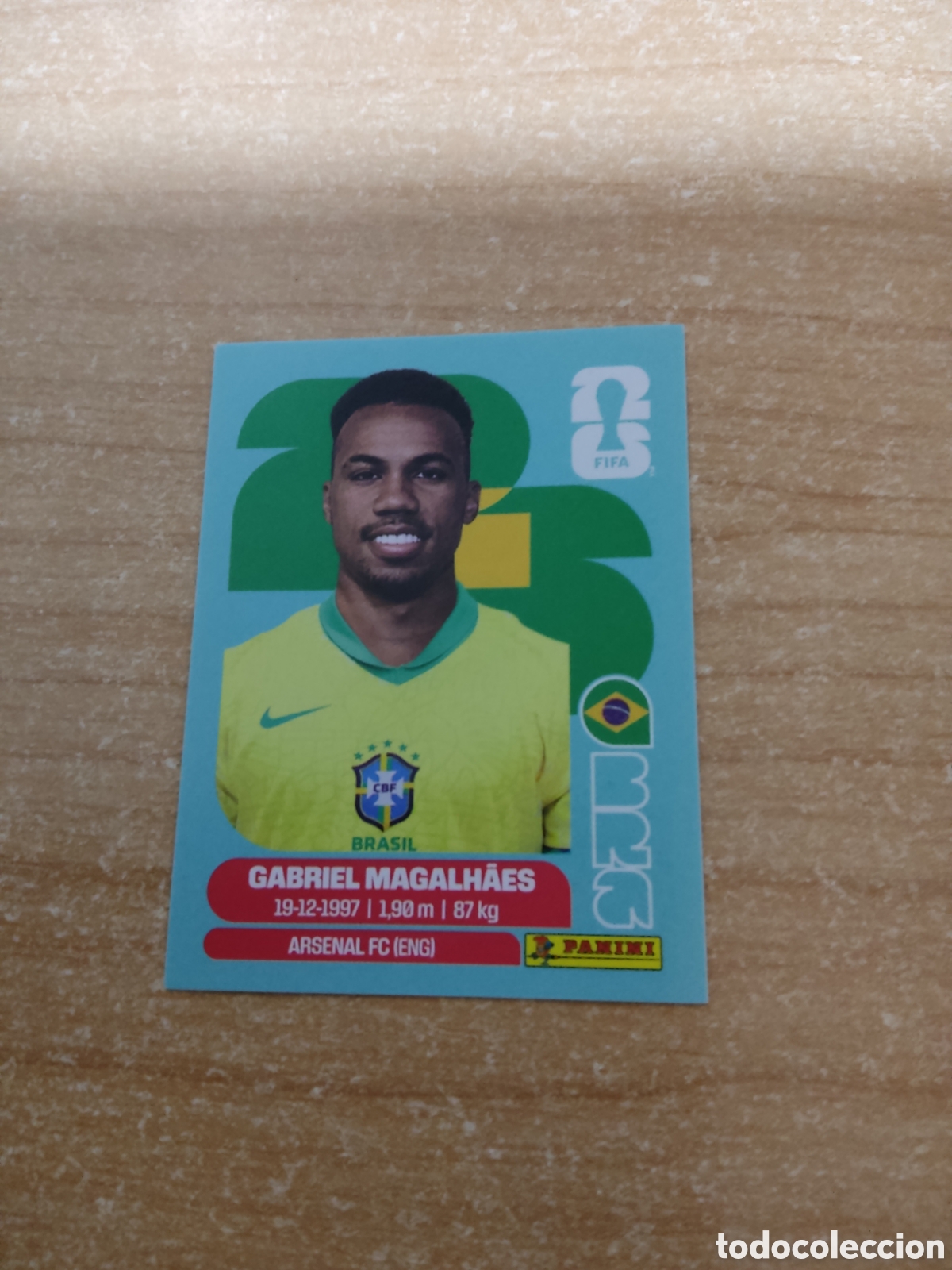 Cromos de f&uacute;tbol: 6 GABRIEL MAGALHAES BRASIL FIFA WORLD CUP 2026