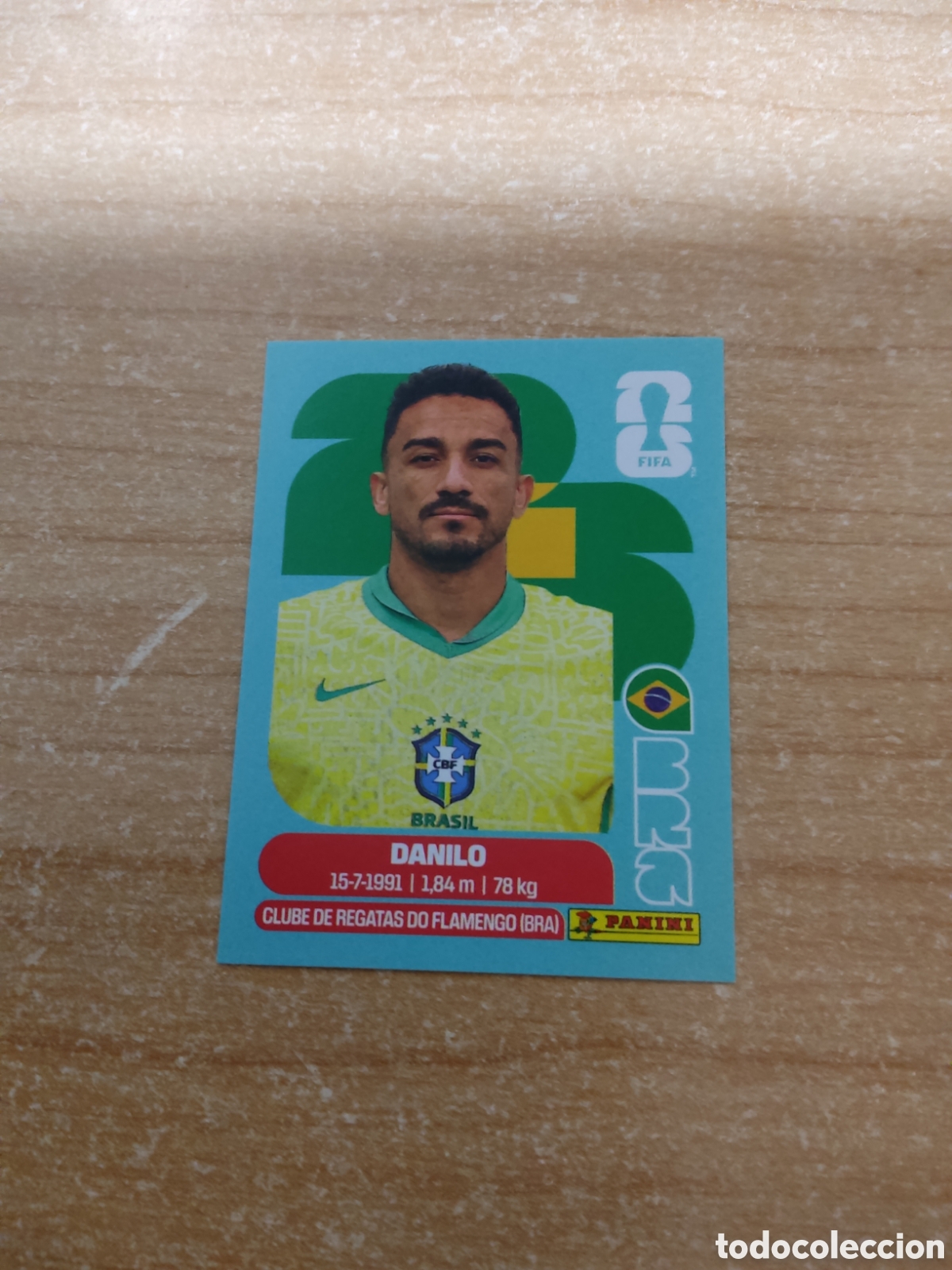 Cromos de f&uacute;tbol: 7 DANILO BRASIL FIFA WORLD CUP 2026