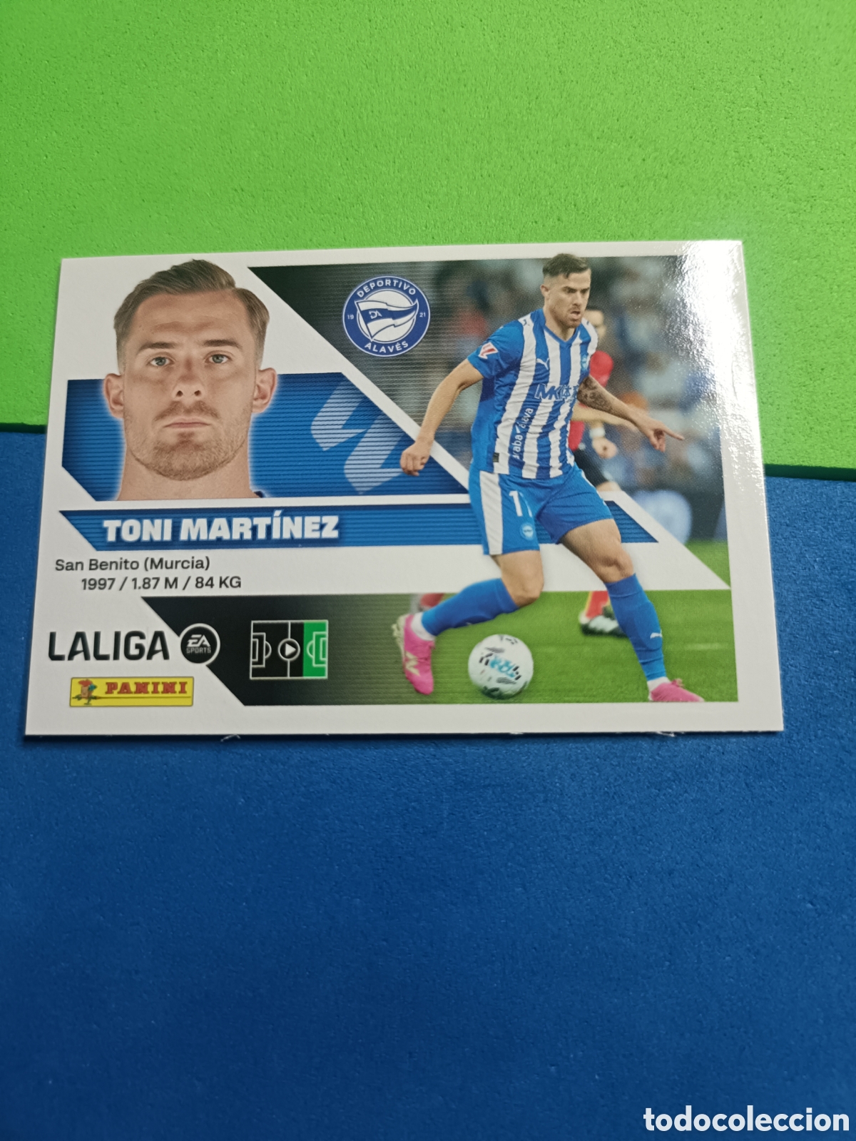 Cromos de f&uacute;tbol: Panini cromos stickers Liga este 2026 2027 26 27 - Alav&eacute;s 19 Toni Mart&iacute;nez