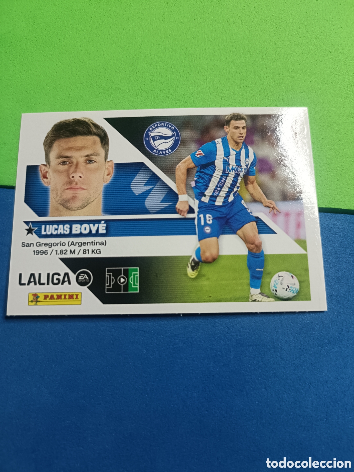 Cromos de f&uacute;tbol: Panini cromos stickers Liga este 2026 2027 26 27 - Alav&eacute;s 20 Lucas Boye