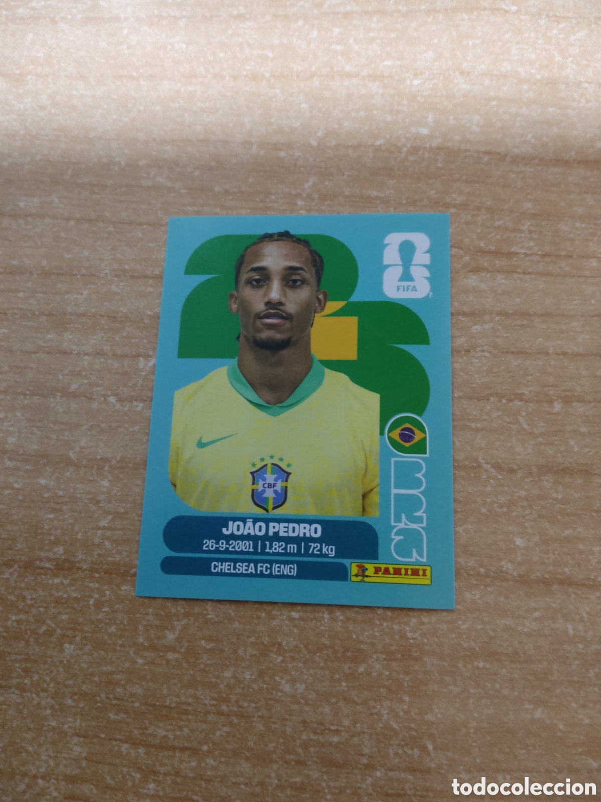 Cromos de f&uacute;tbol: 16 JOAO PEDRO BRASIL FIFA WORLD CUP 2026