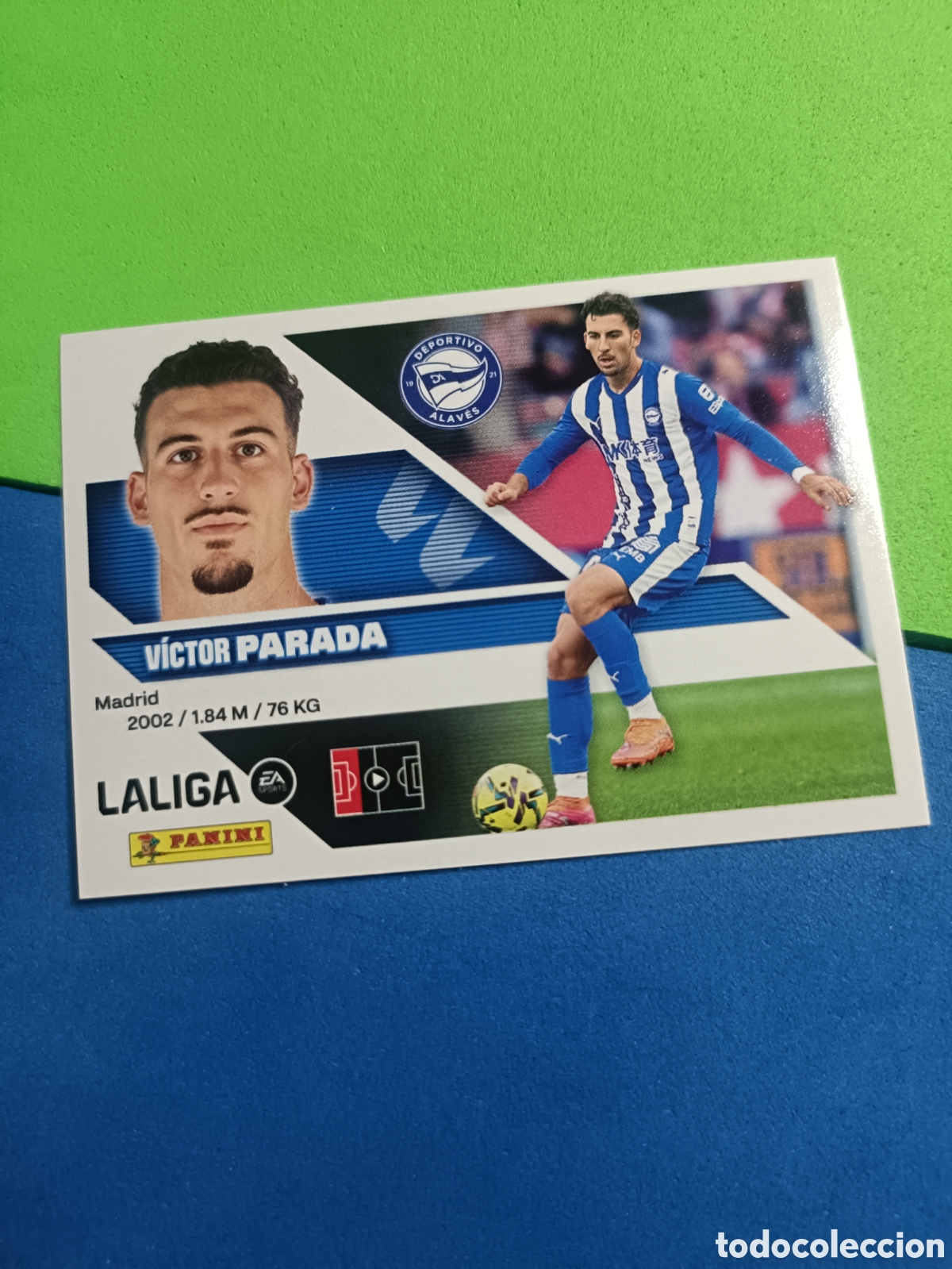 Cromos de f&uacute;tbol: Panini cromos stickers Liga este 2026 2027 26 27 - Alav&eacute;s 8 Parada