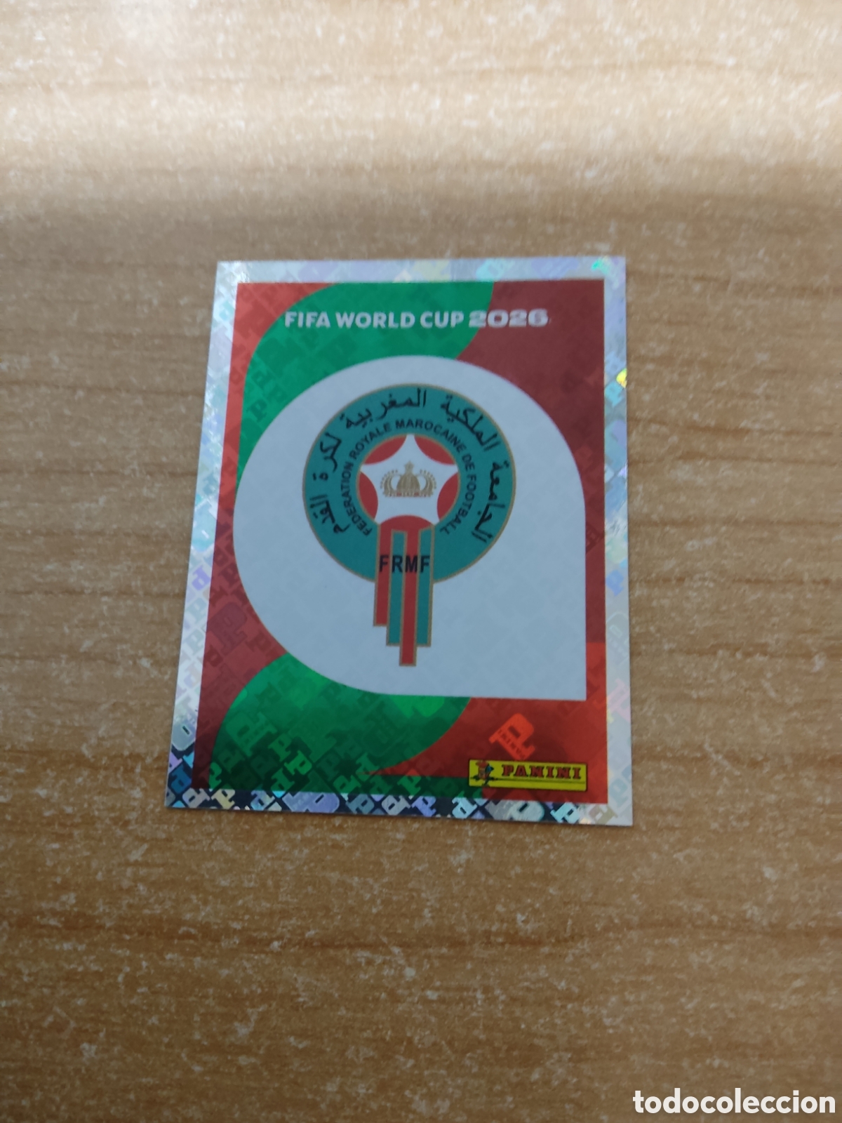 Cromos de f&uacute;tbol: 1 ESCUDO MARRUECOS FIFA WORLD CUP 2026