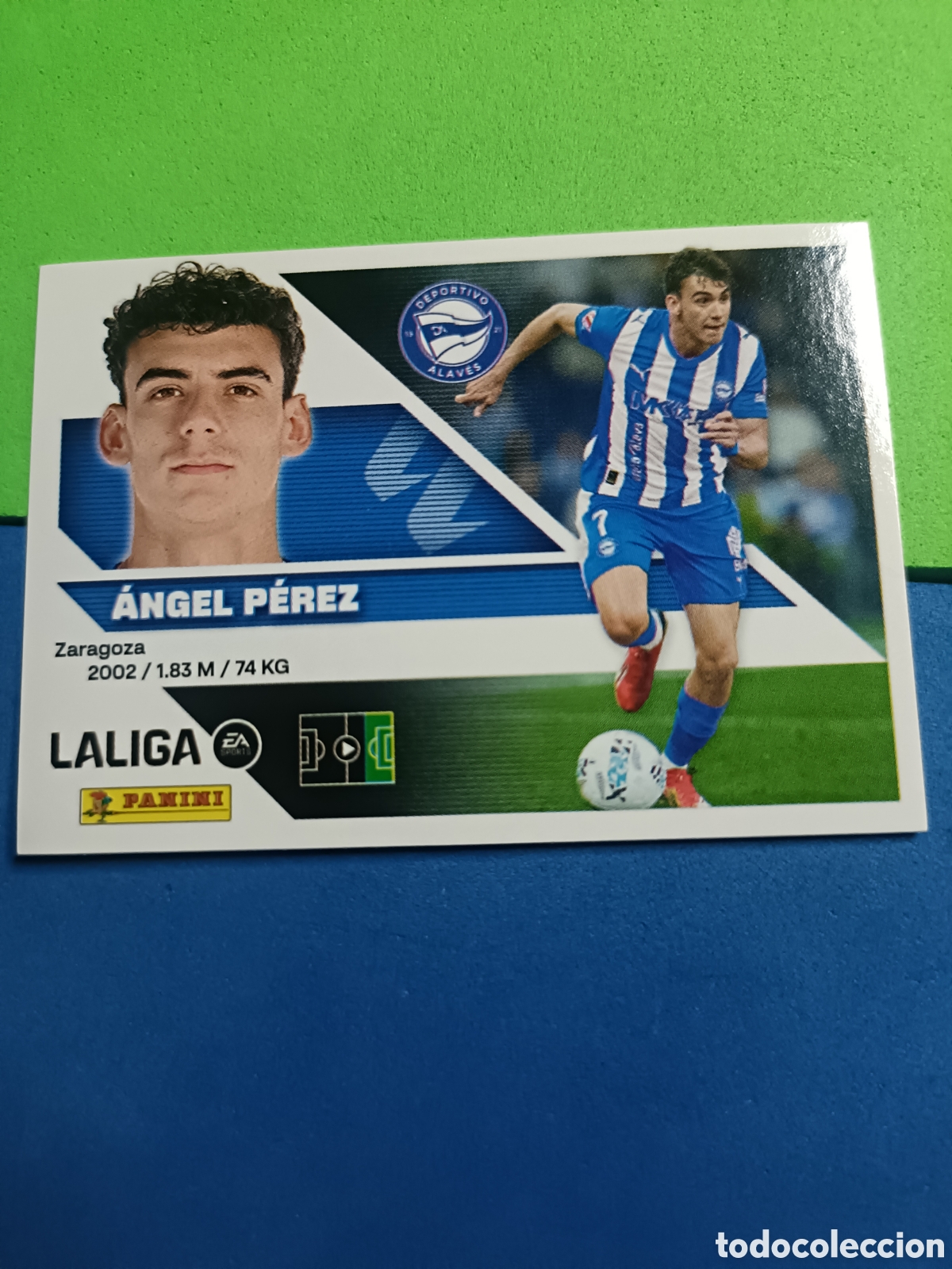 Cromos de f&uacute;tbol: Panini cromos stickers Liga este 2026 2027 26 27 - Alav&eacute;s 17 &Aacute;ngel P&eacute;rez