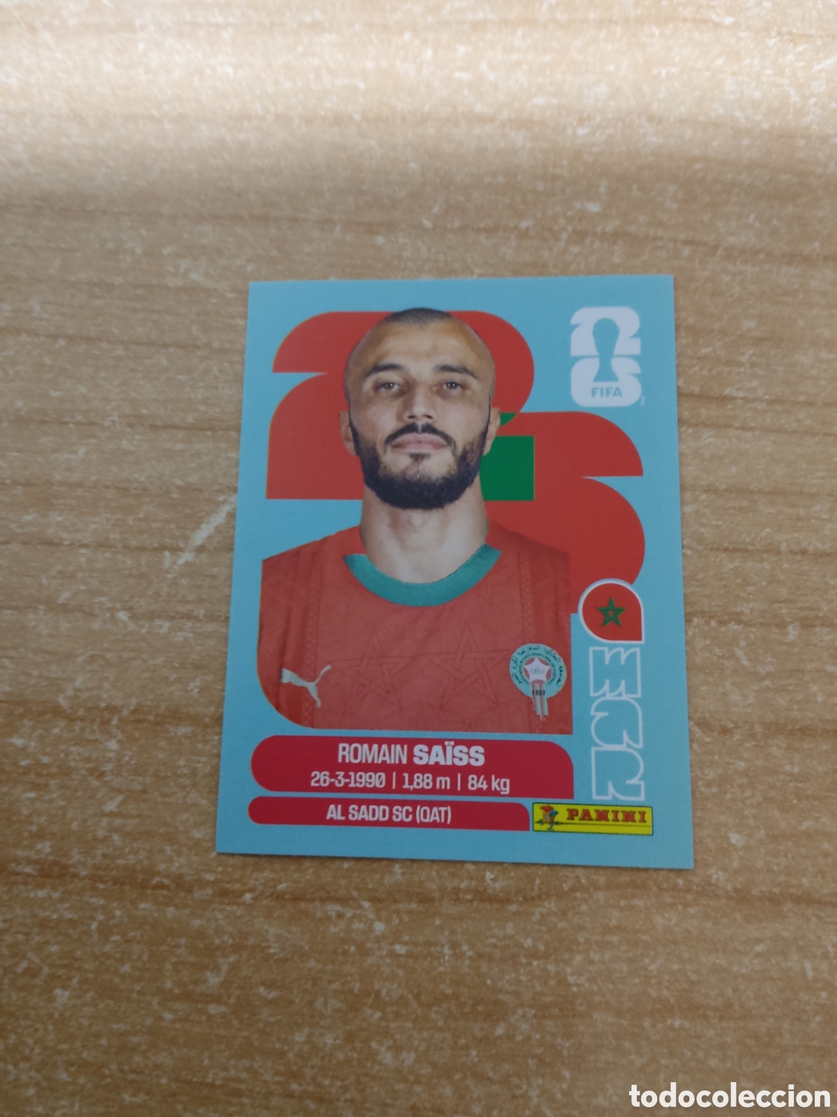 Cromos de f&uacute;tbol: 7 SAISS MARRUECOS FIFA WORLD CUP 2026
