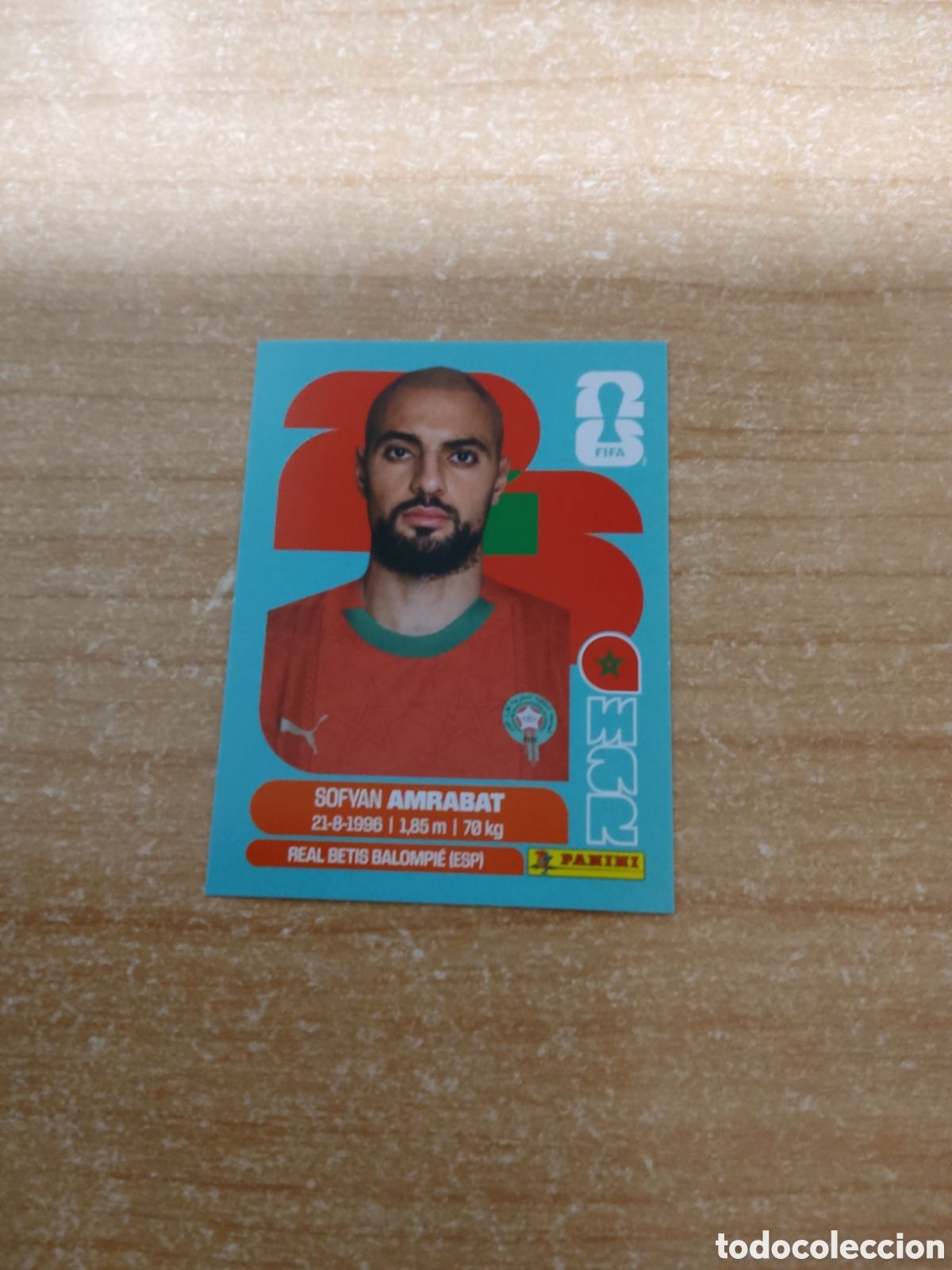 Cromos de f&uacute;tbol: 10 AMRABAT MARRUECOS FIFA WORLD CUP 2026