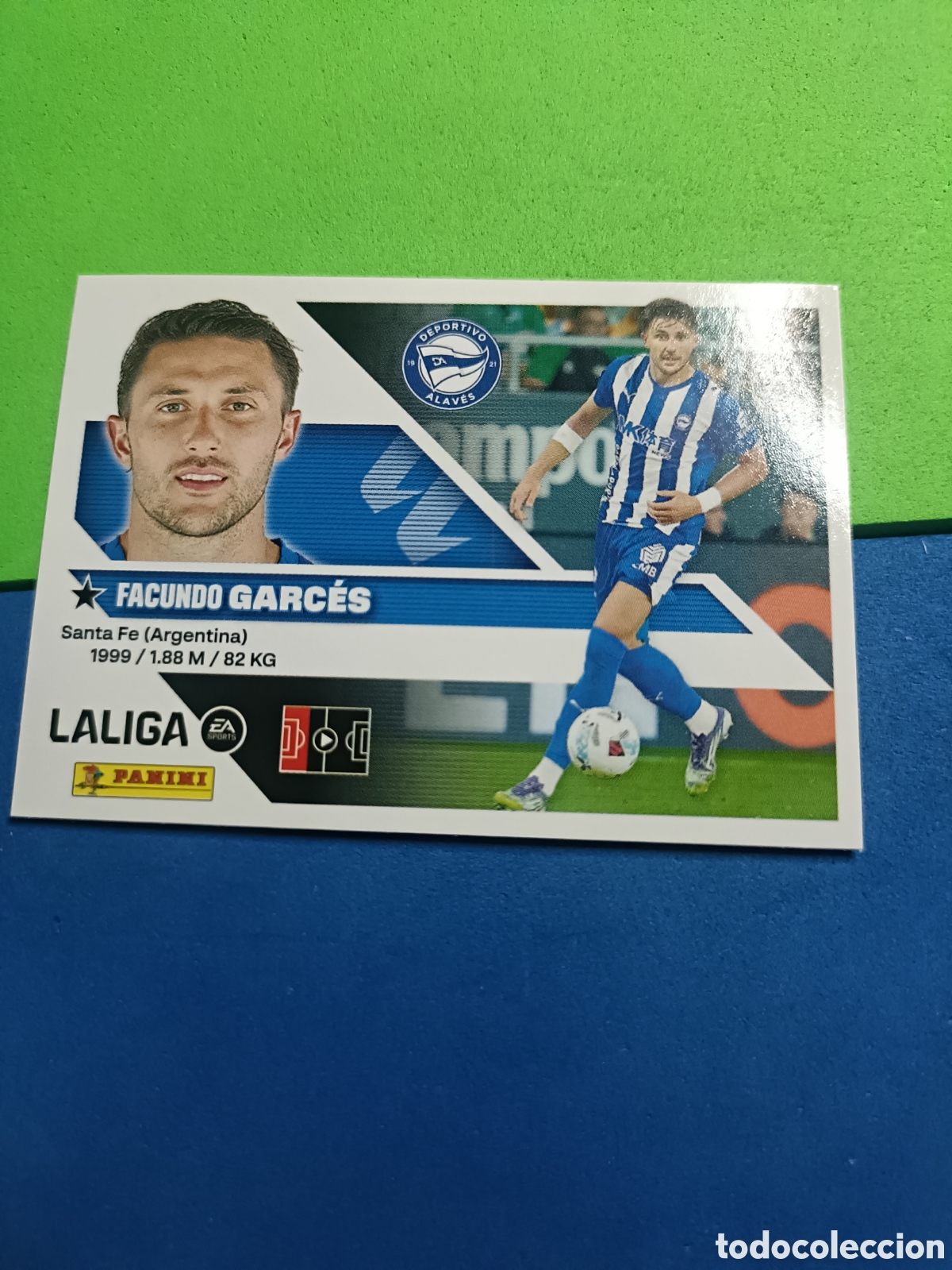 Cromos de f&uacute;tbol: Panini cromos stickers Liga este 2026 2027 26 27 - Coloca Alav&eacute;s 8 bis Garc&eacute;s