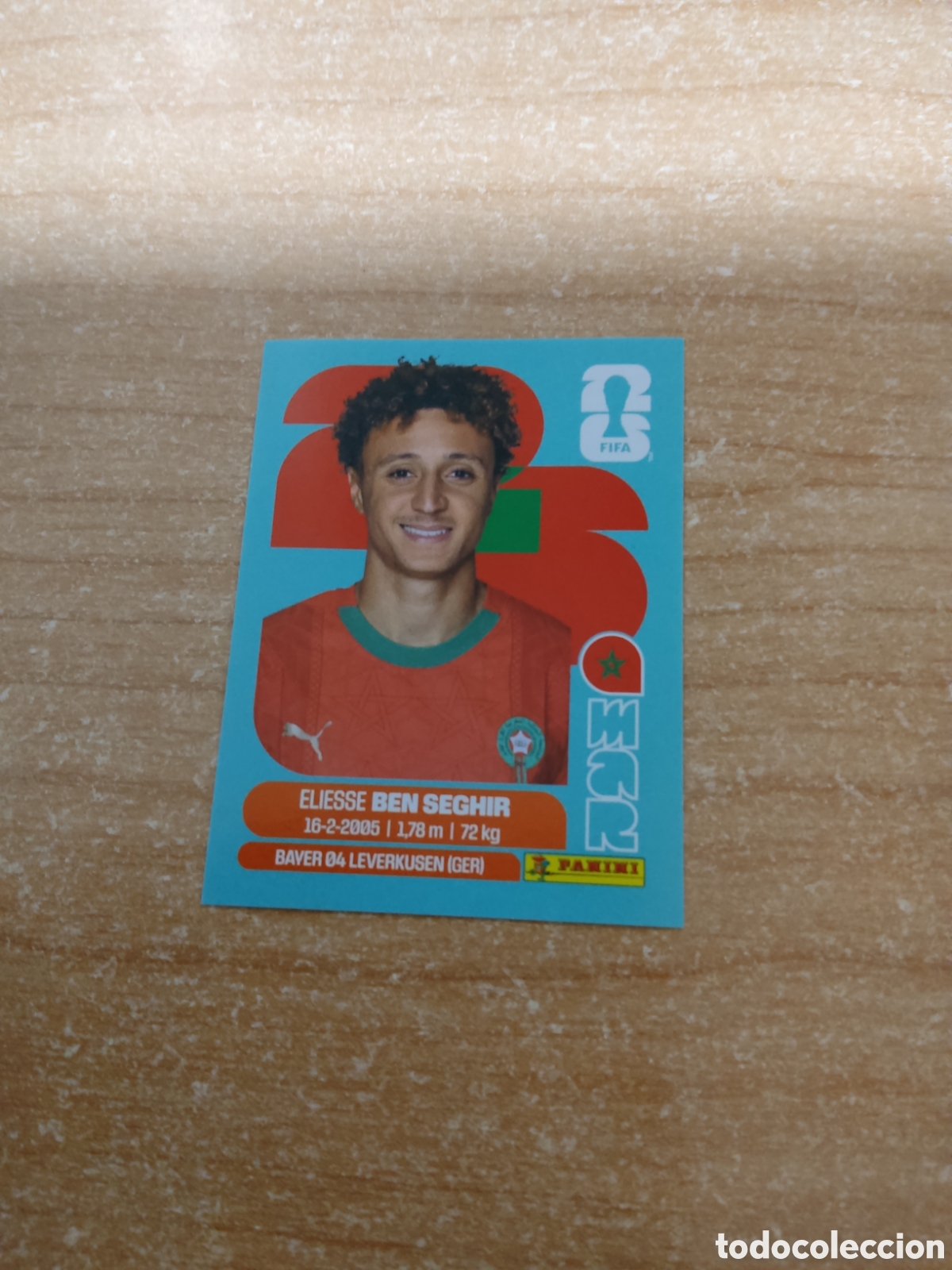 Football Stickers: 12 BEN SEGHIR MARRUECOS FIFA WORLD CUP 2026