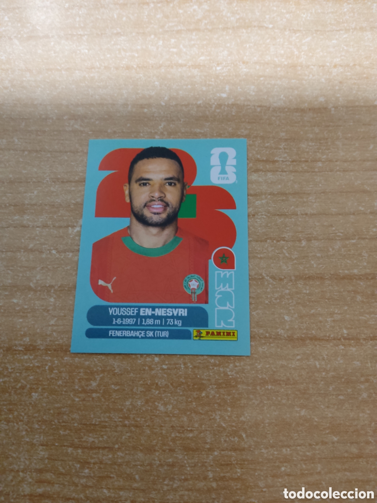 Football Stickers: 16 EN NESYRI MARRUECOS FIFA WORLD CUP 2026