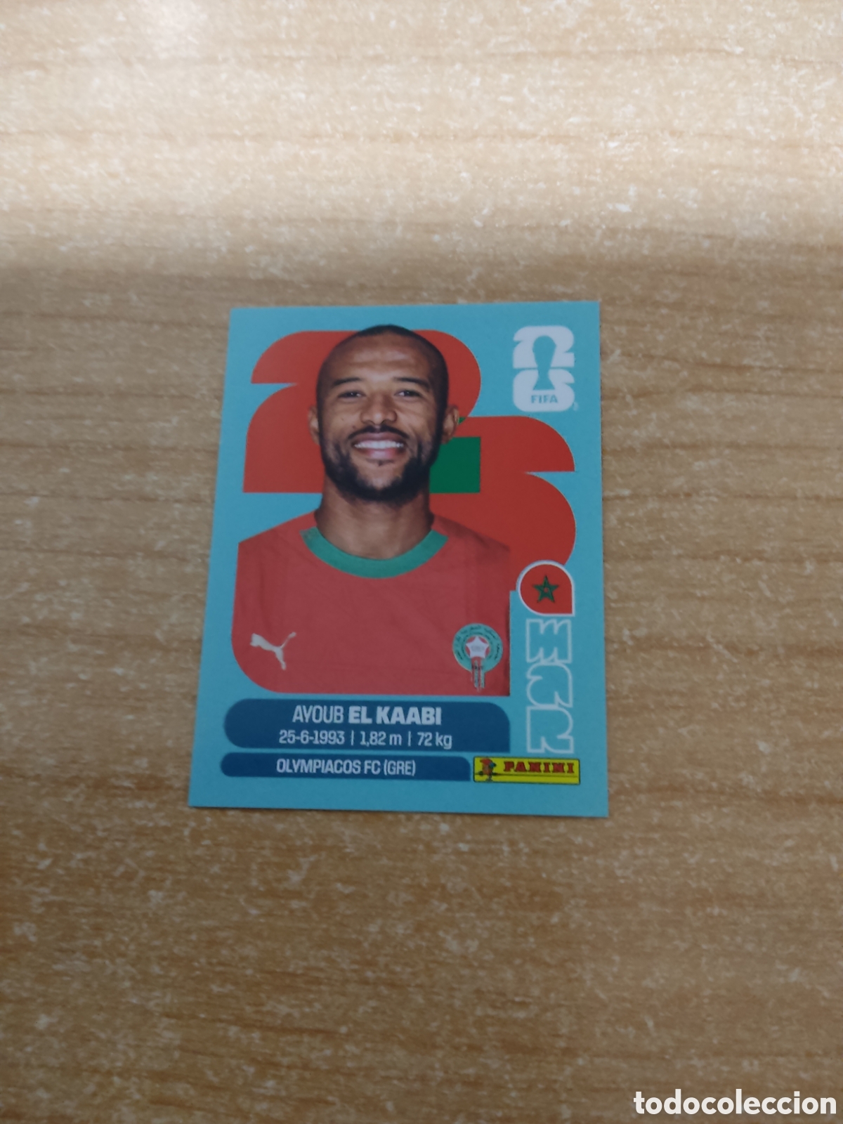 Football Stickers: 20 EL KAABI MARRUECOS FIFA WORLD CUP 2026