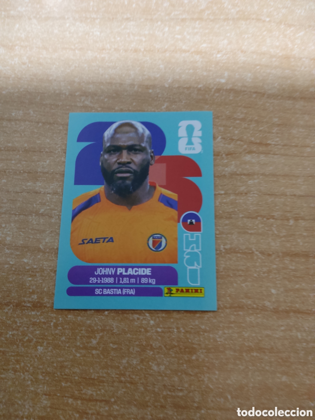 Fu&szlig;ball-Sticker: 2 PLACIDE HAITI FIFA WORLD CUP 2026