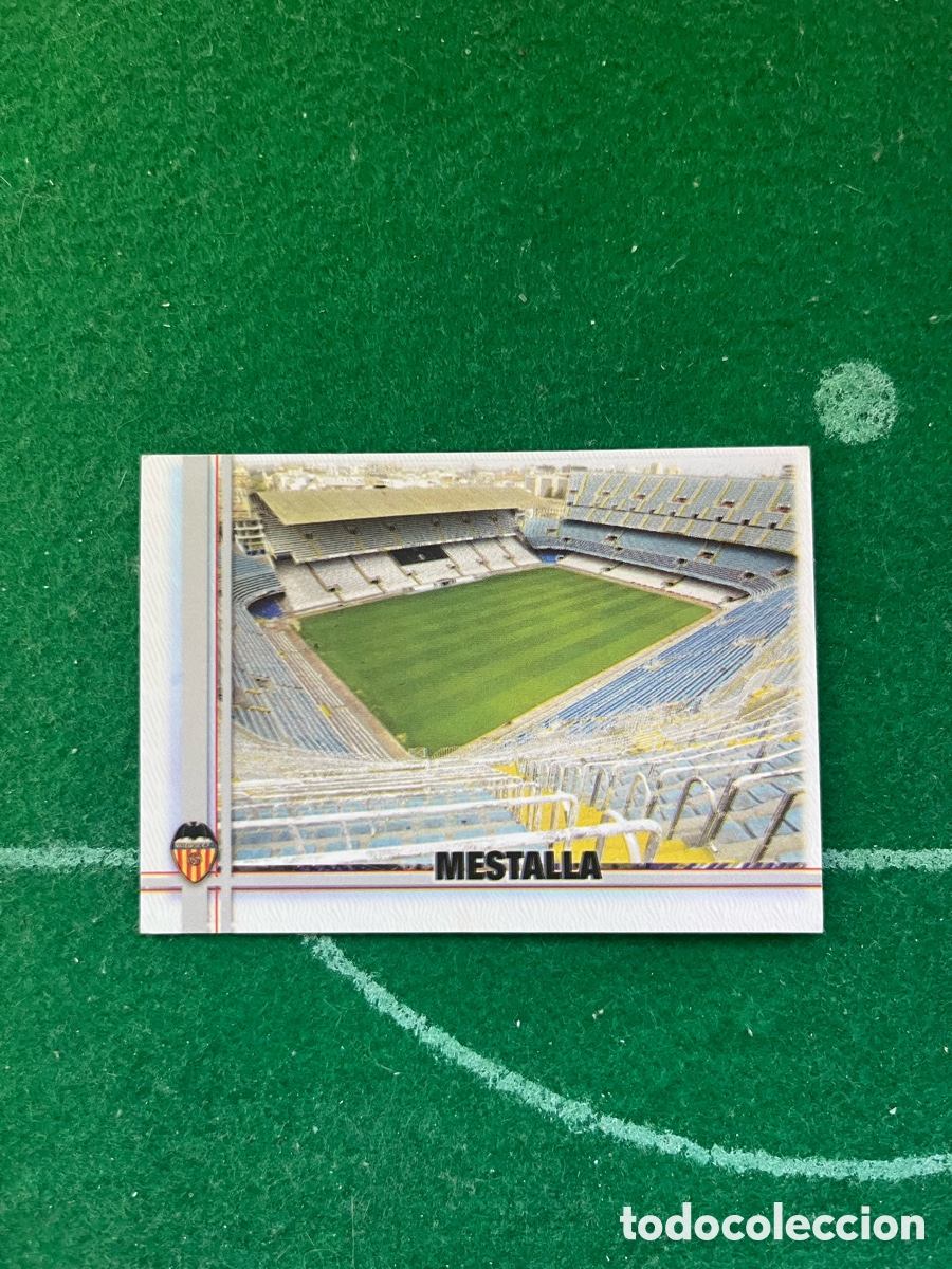 Cromos de f&uacute;tbol: 56 MESTALLA VALENCIA LAS FICHAS DE LA LIGA 2006 2007 MUNDICROMO ESTADIO