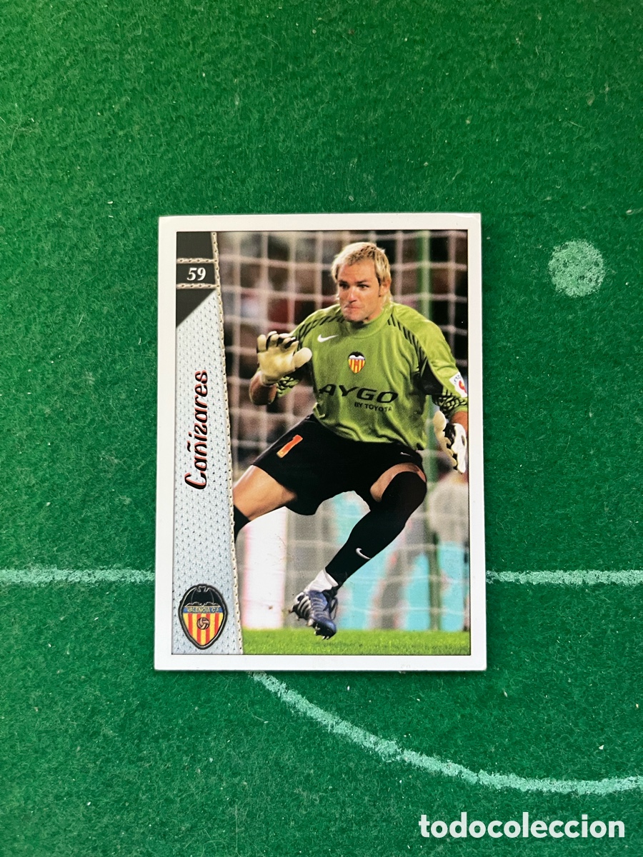 Cromos de f&uacute;tbol: 59 CA&Ntilde;IZARES VALENCIA LAS FICHAS DE LA LIGA 2006 2007 MUNDICROMO