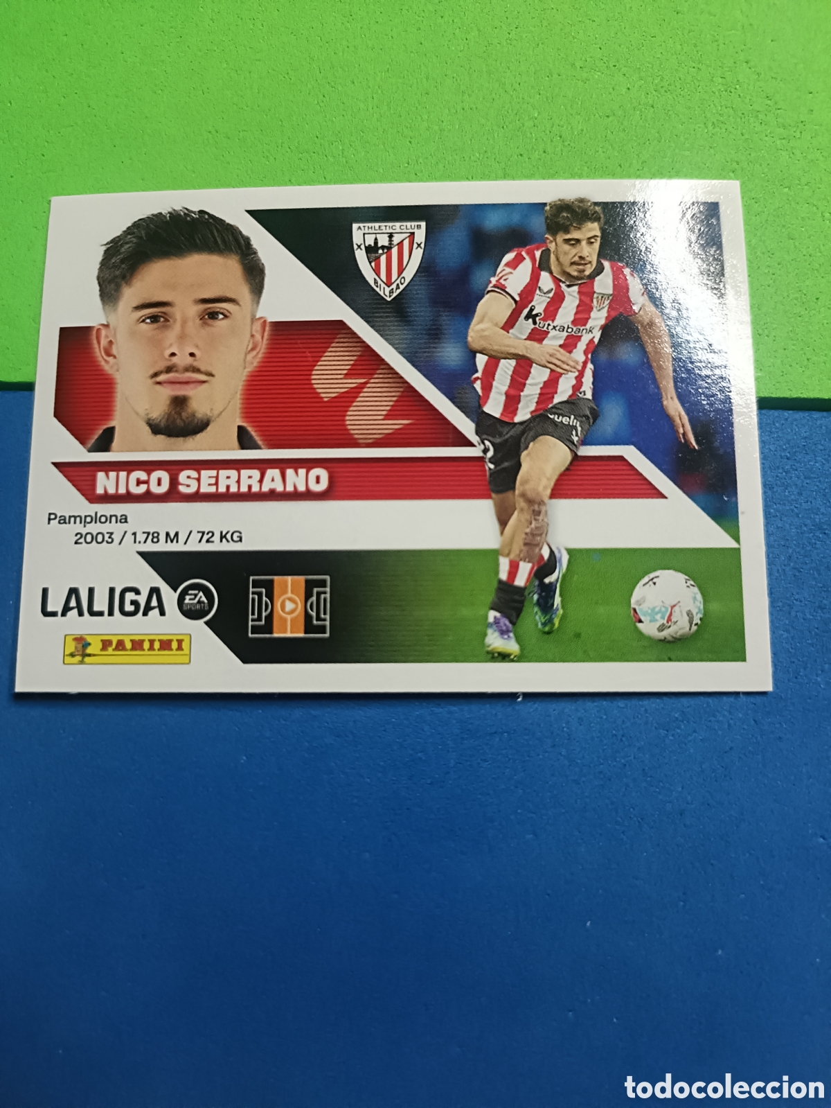 Cromos de f&uacute;tbol: Panini cromos stickers Liga este 2026 2027 26 27 - Bilbao 15 Nico Serrano