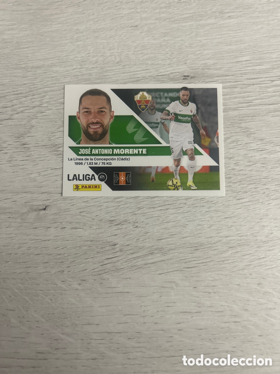 Cromos de f&uacute;tbol: Morente 16 Elche Liga Este 2026/27 26-27 Panini