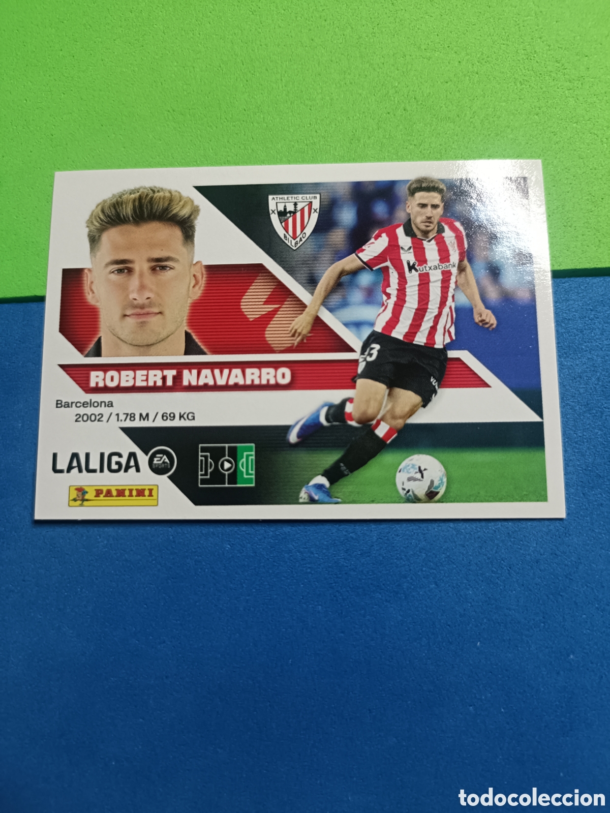 Cromos de f&uacute;tbol: Panini cromos stickers Liga este 2026 2027 26 27 - Bilbao 17A Robert Navarro