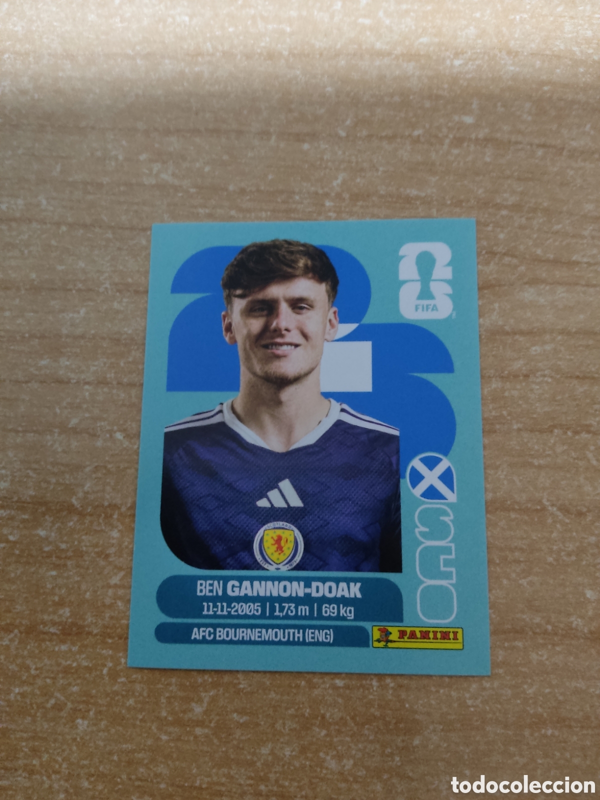 Cromos de f&uacute;tbol: 20 GANNON DOAK ESCOCIA FIFA WORLD CUP 2026
