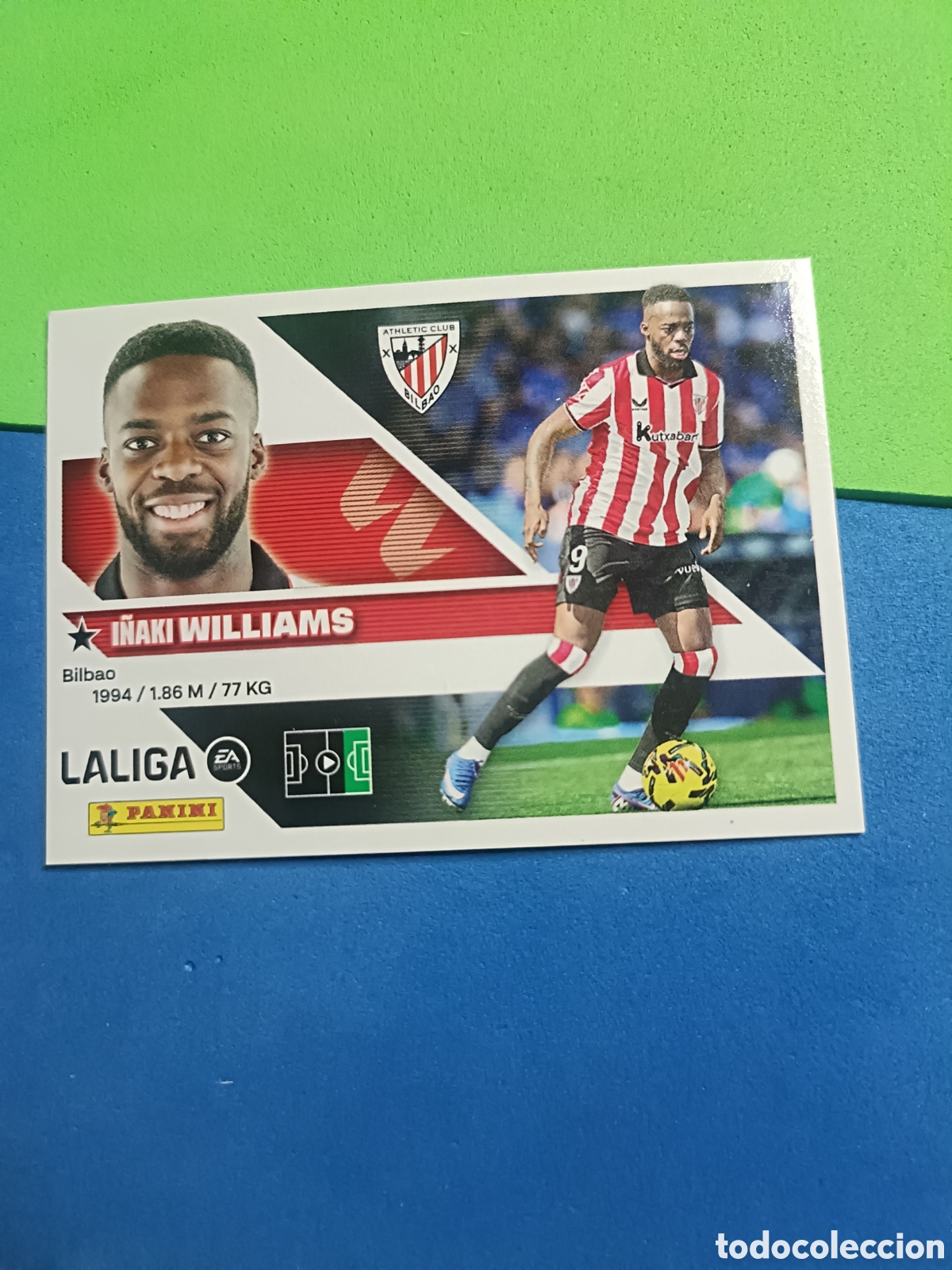 Cromos de f&uacute;tbol: Panini cromos stickers Liga este 2026 2027 26 27 - Bilbao 19 I&ntilde;aki Williams