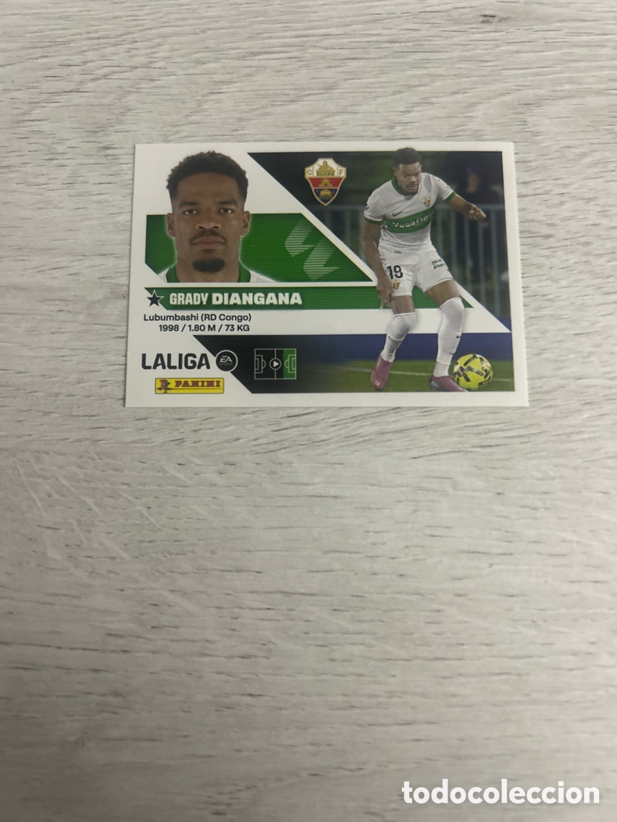 Cromos de f&uacute;tbol: Diangana 19 Elche Liga Este 2026/27 26-27 Panini